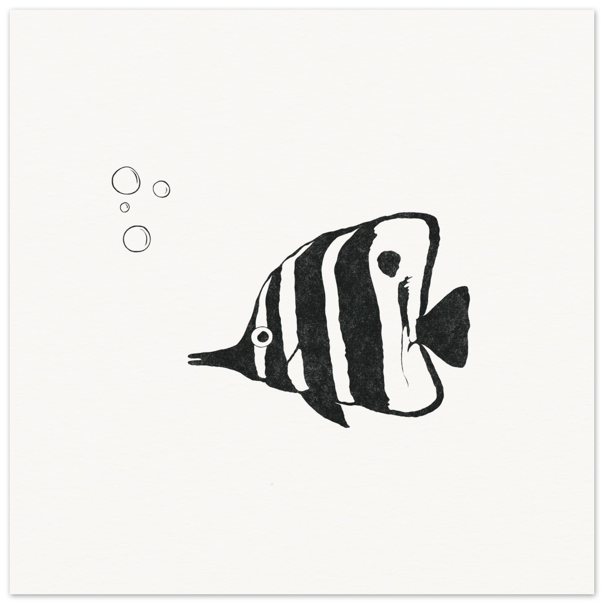 Butterfly Fish [unframed poster] - Minimalist Art - Barbara Gomes Arts