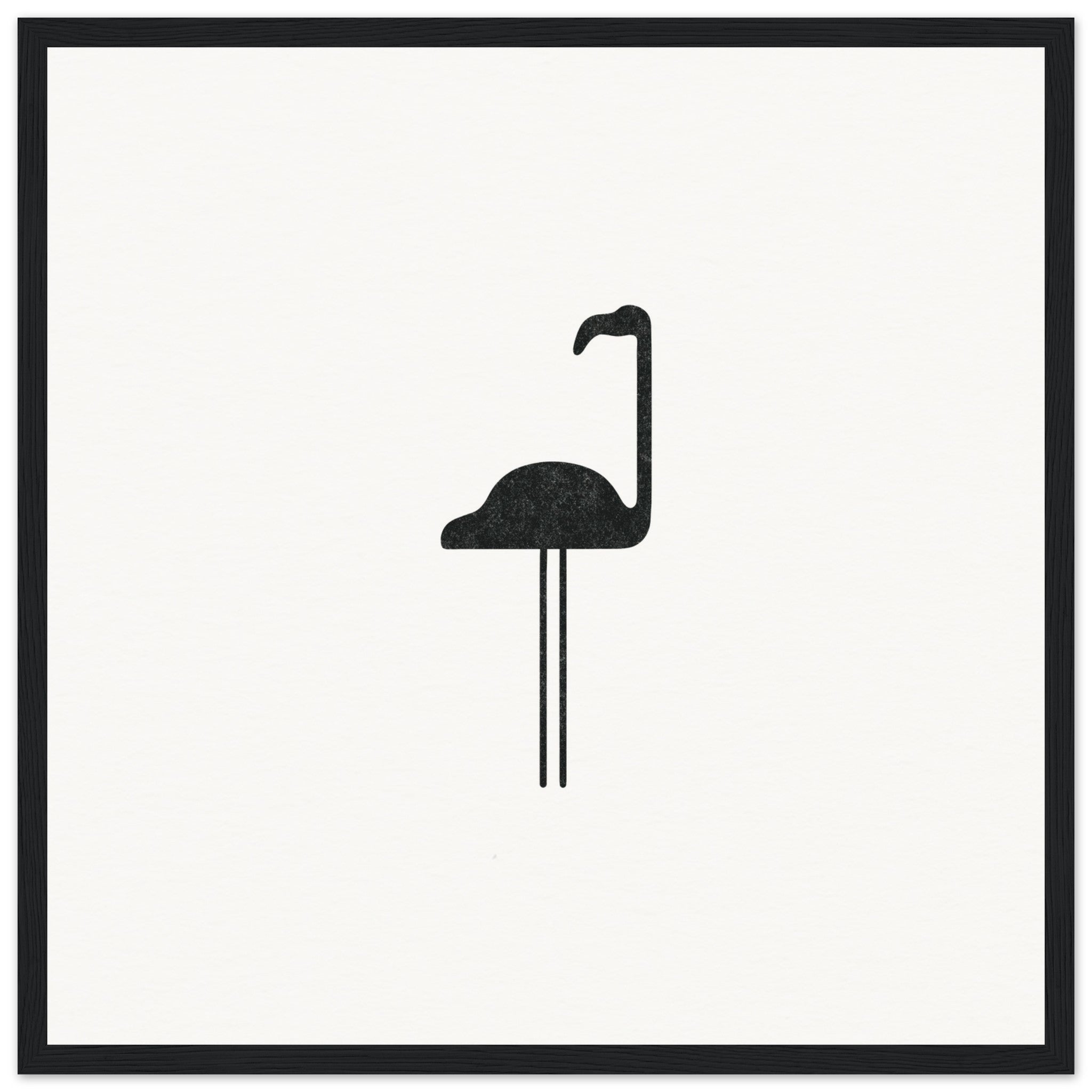 Flamingo [framed print] - Minimalist Art - Barbara Gomes Arts