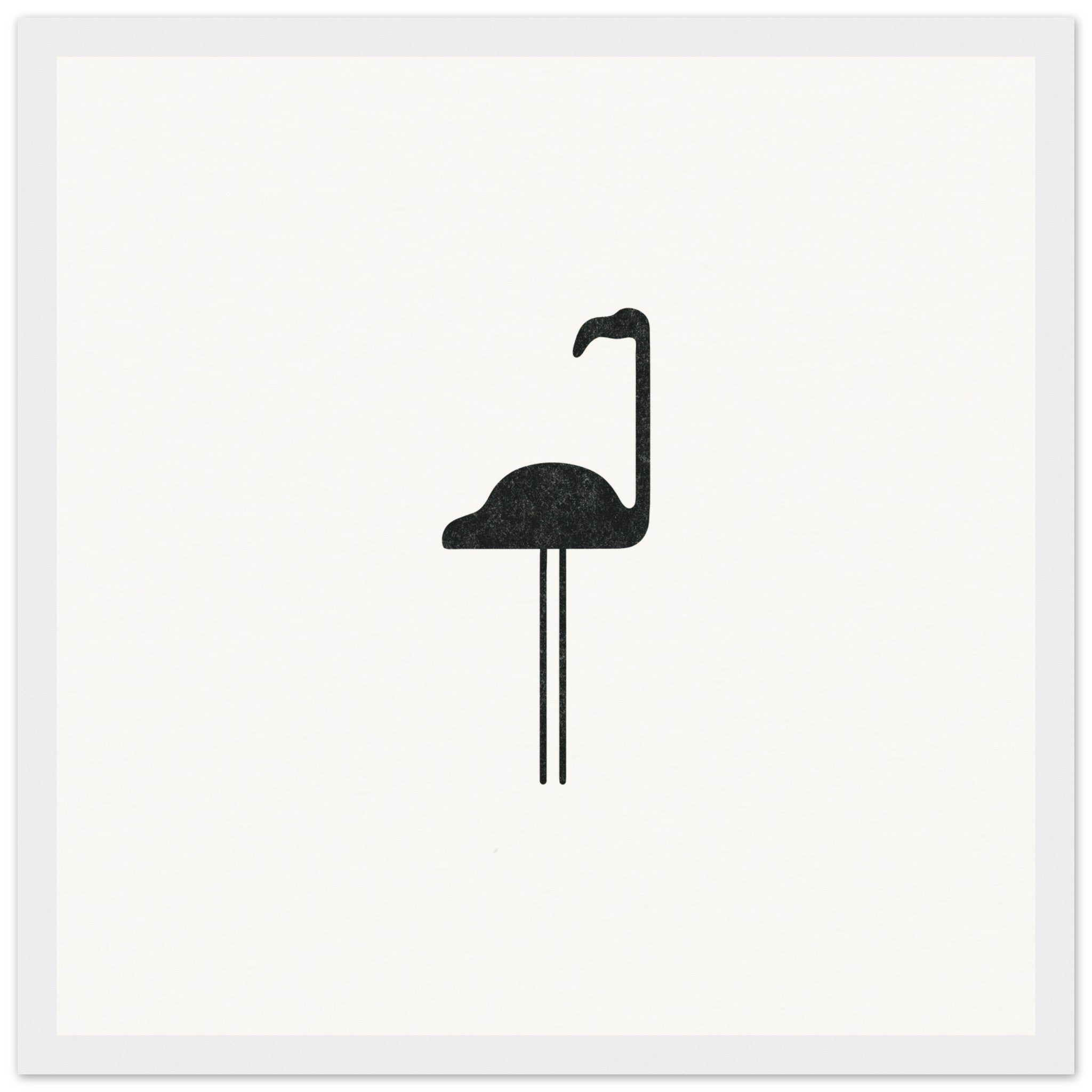 Flamingo [framed print] - Minimalist Art - Barbara Gomes Arts