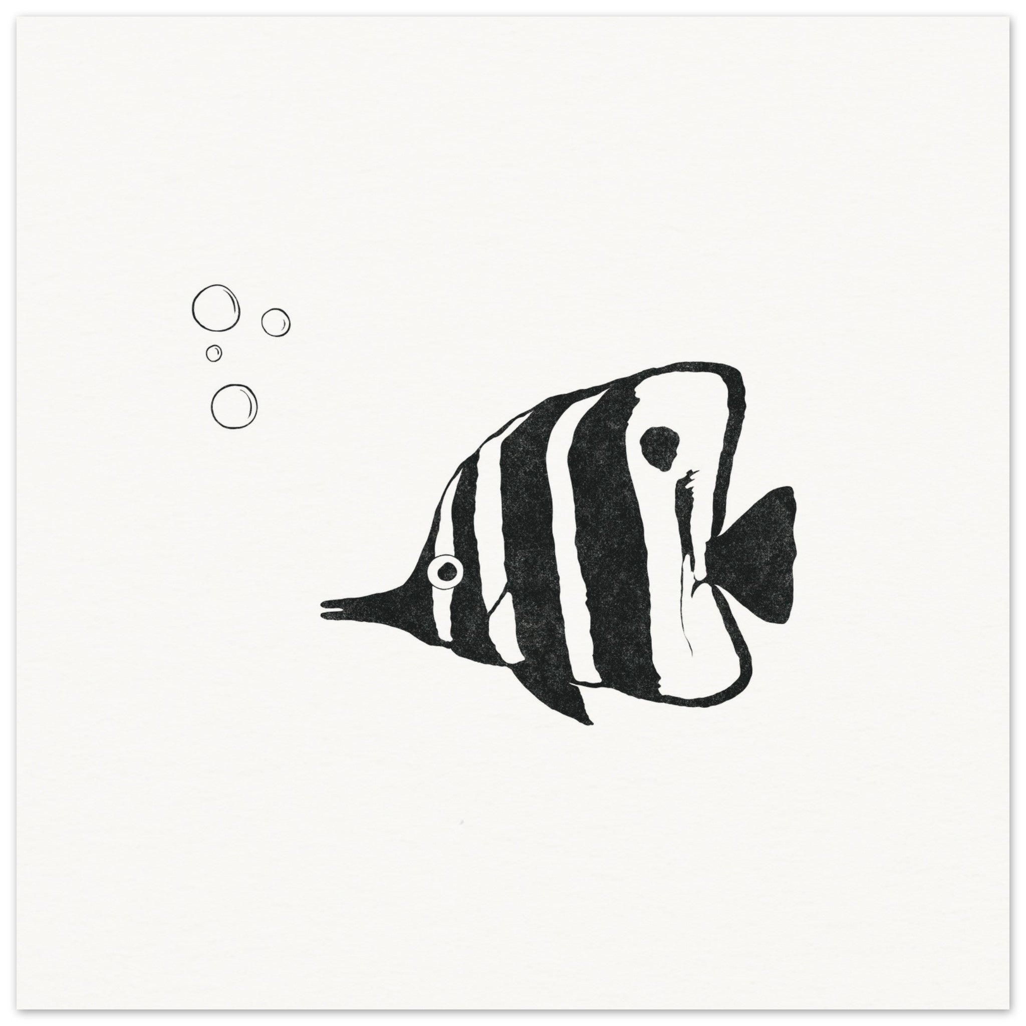 Butterfly Fish [unframed poster] - Minimalist Art - Barbara Gomes Arts