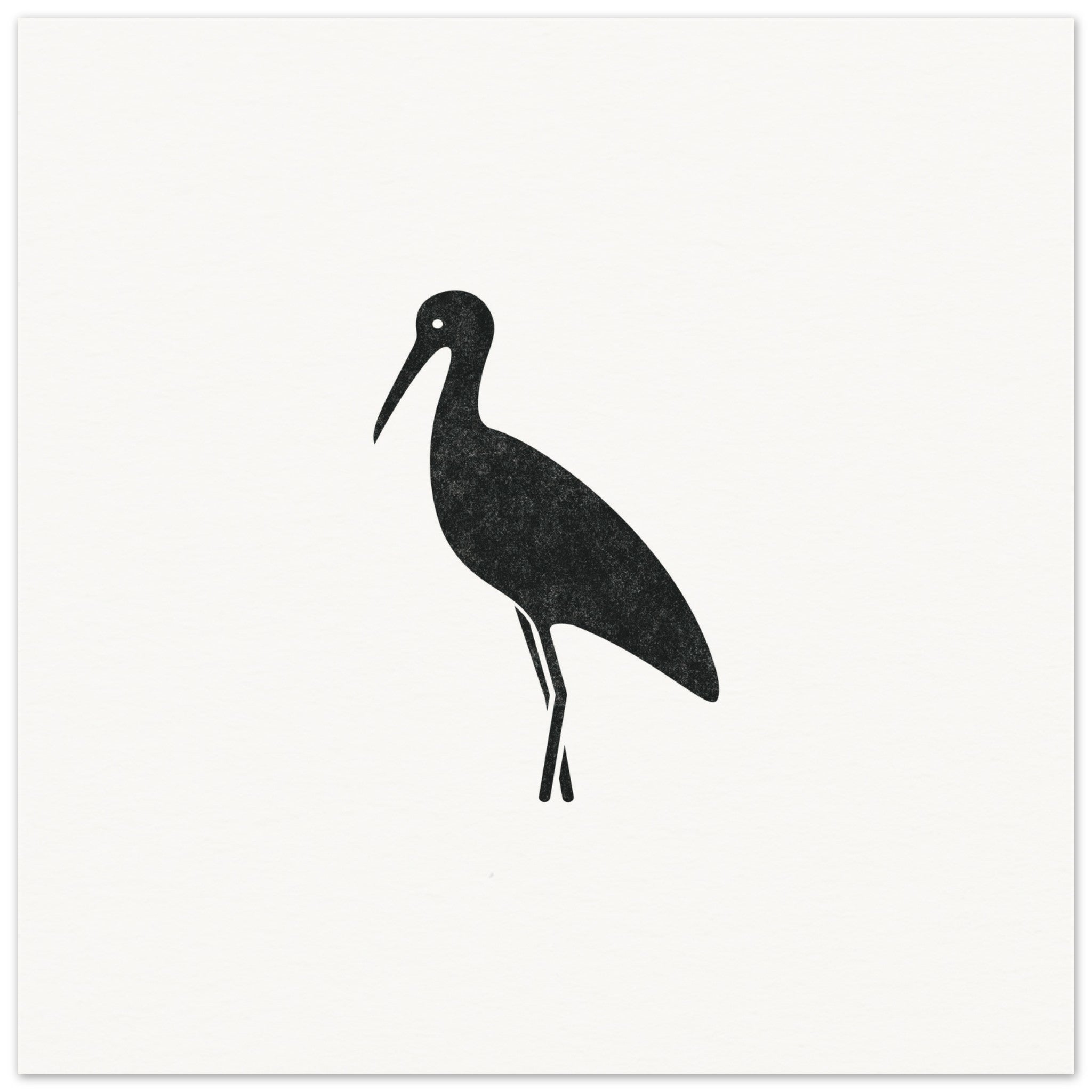 Limpkin I [unframed poster] - Minimalist Art - Barbara Gomes Arts