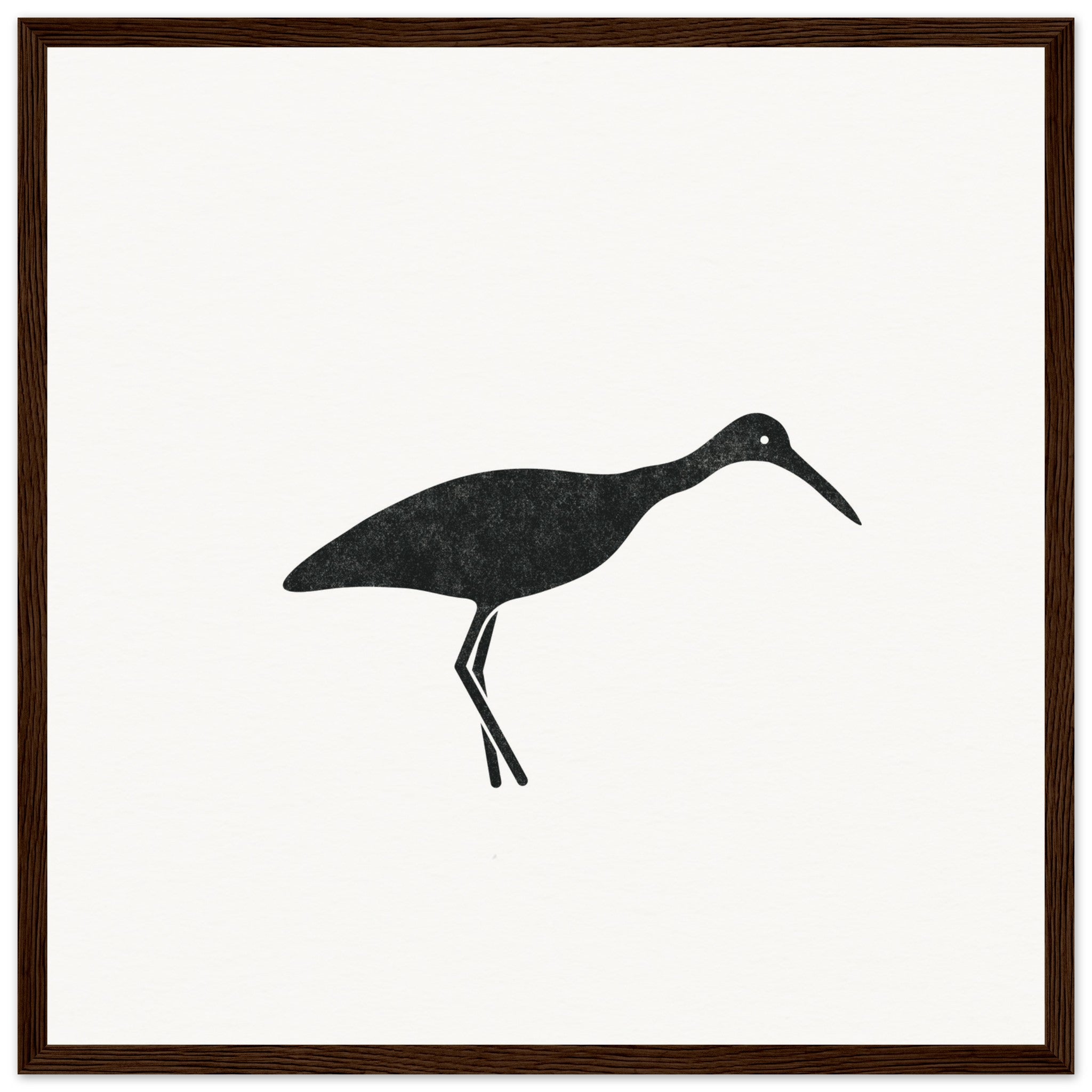 Limpkin II [framed print] - Minimalist Art - Barbara Gomes Arts
