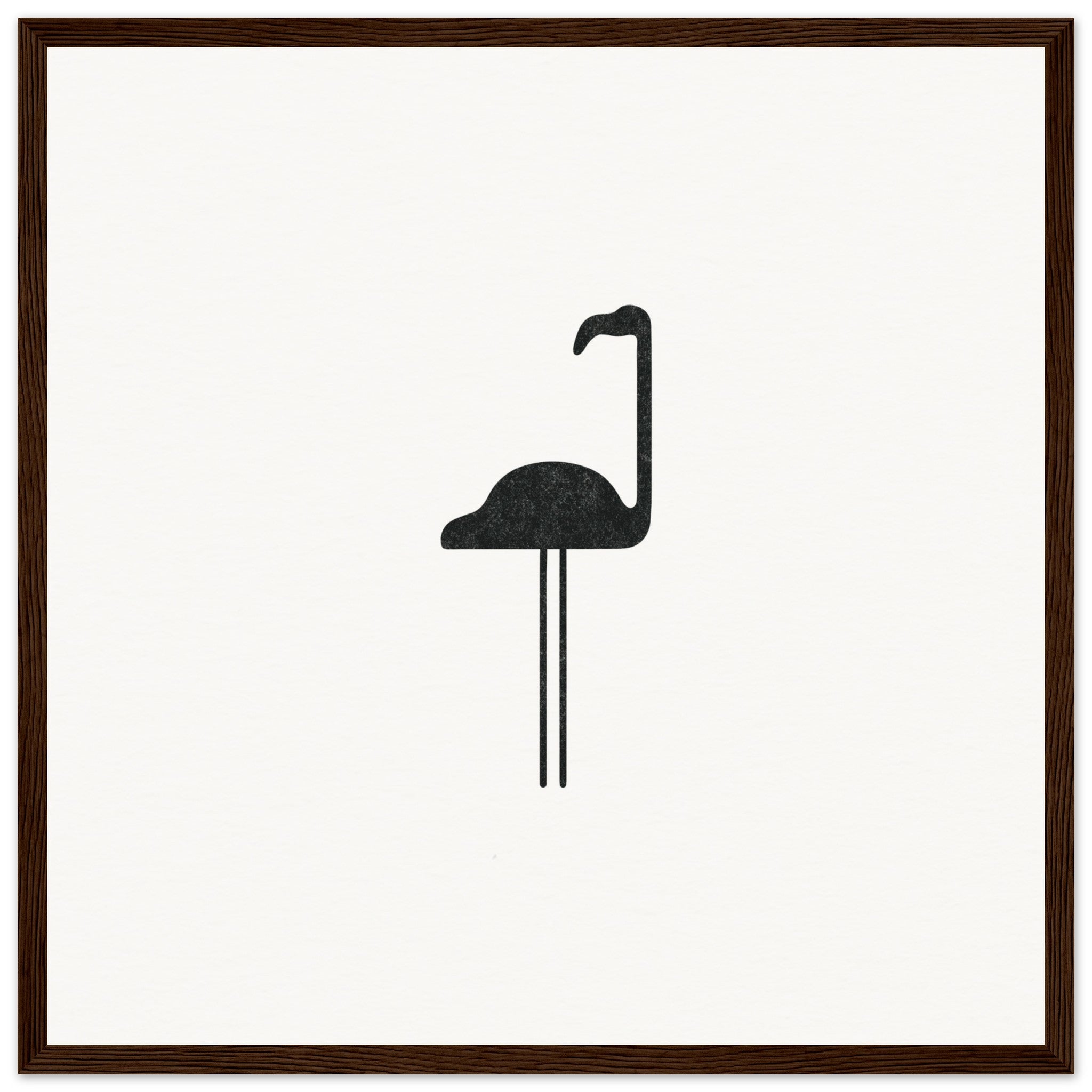 Flamingo [framed print] - Minimalist Art - Barbara Gomes Arts