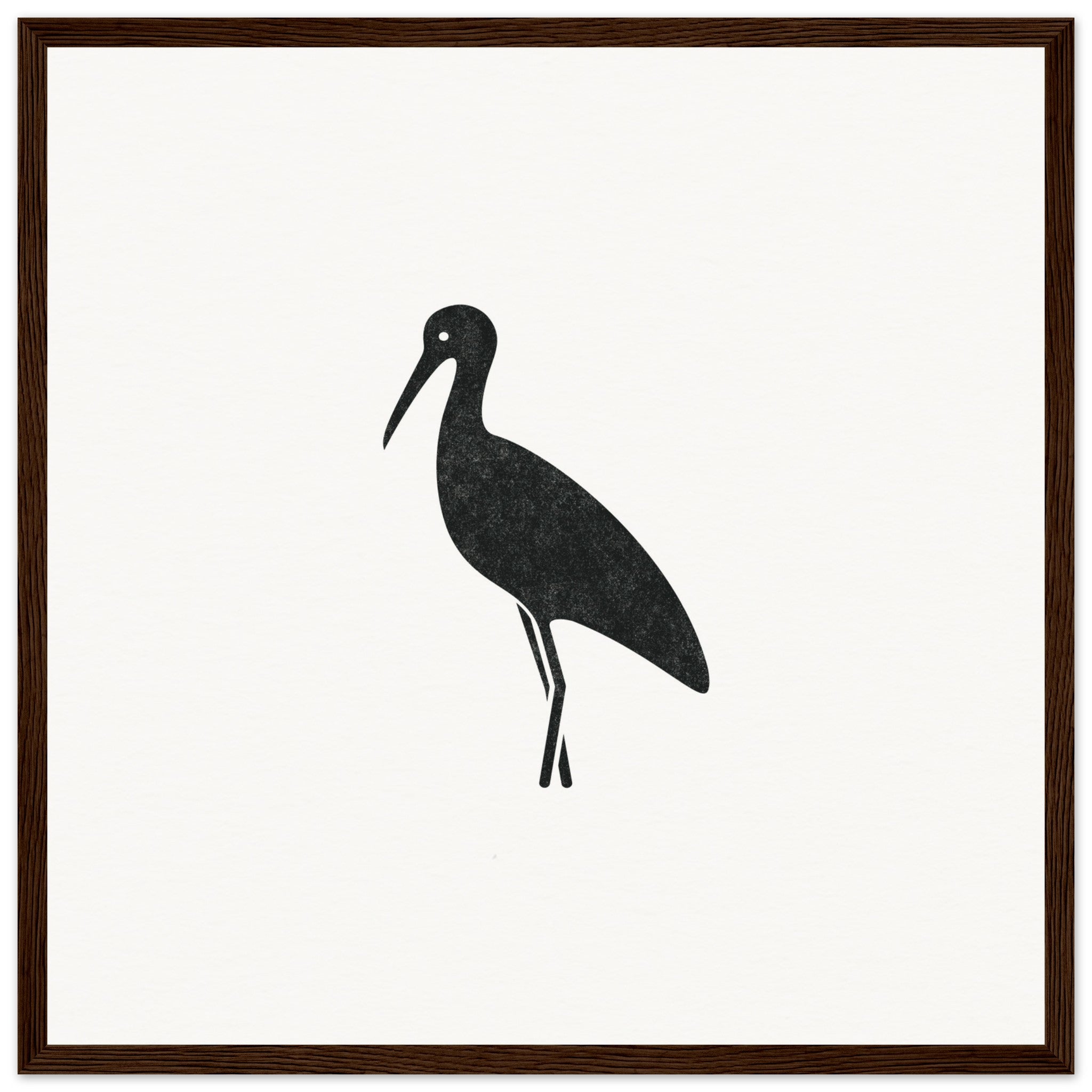 Limpkin I [framed print] - Minimalist Art - Barbara Gomes Arts