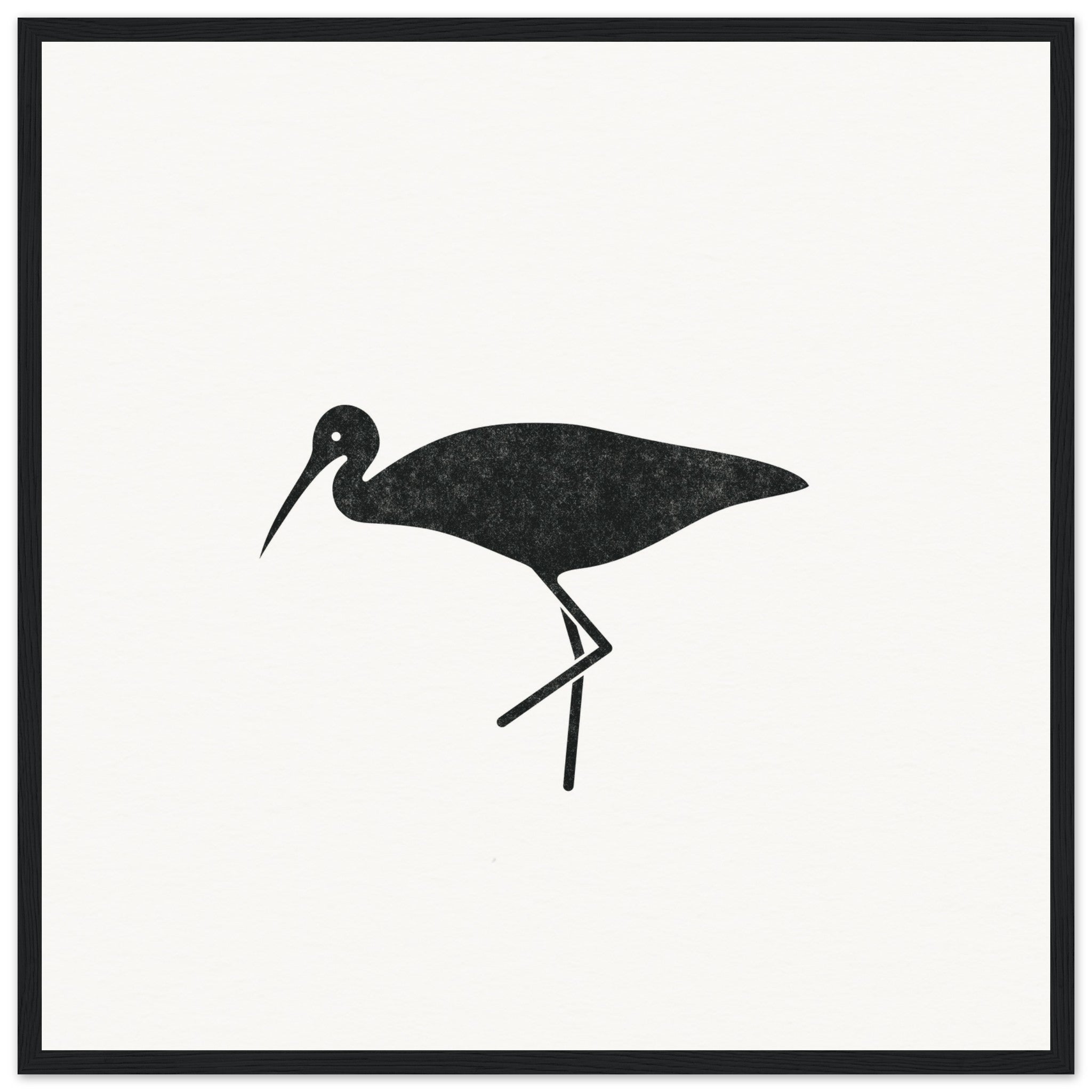 Limpkin III [framed print] - Minimalist Art - Barbara Gomes Arts