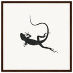 Gecko [framed print] - Minimalist Art - Barbara Gomes Arts