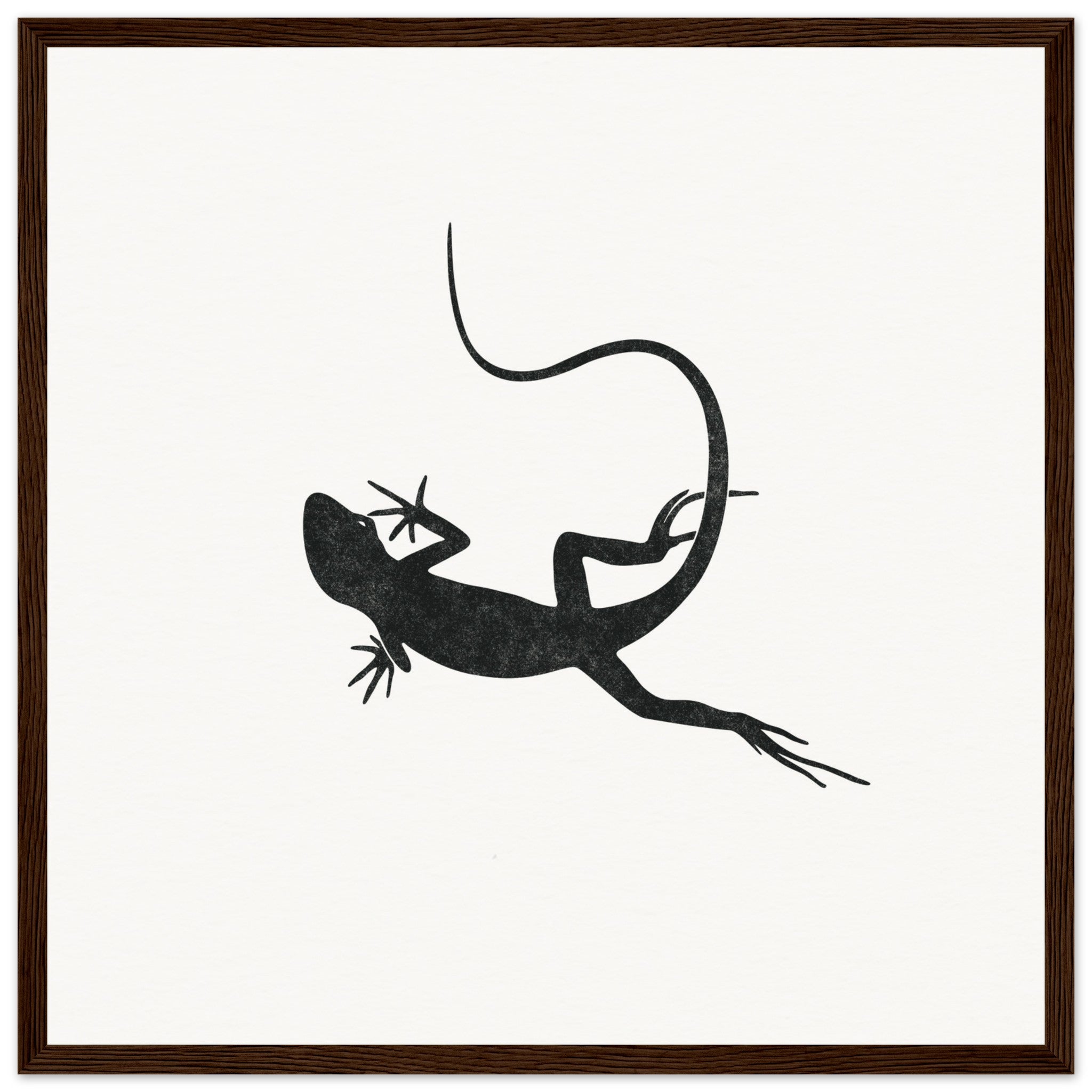 Gecko [framed print] - Minimalist Art - Barbara Gomes Arts