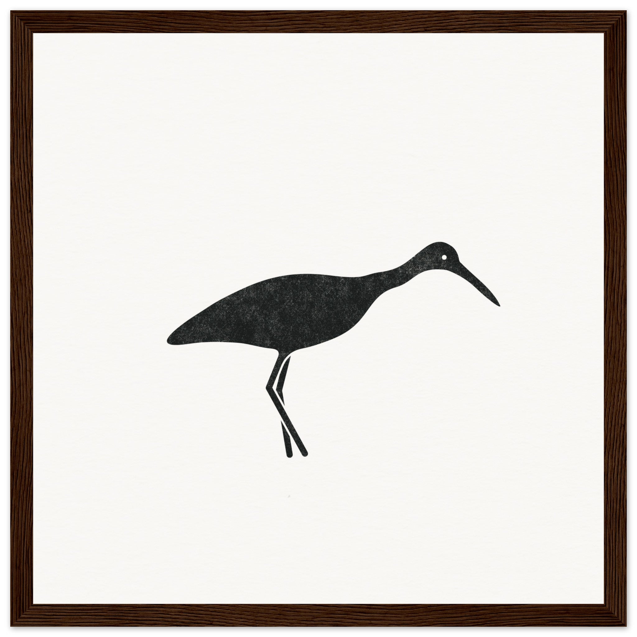 Limpkin II [framed print] - Minimalist Art - Barbara Gomes Arts