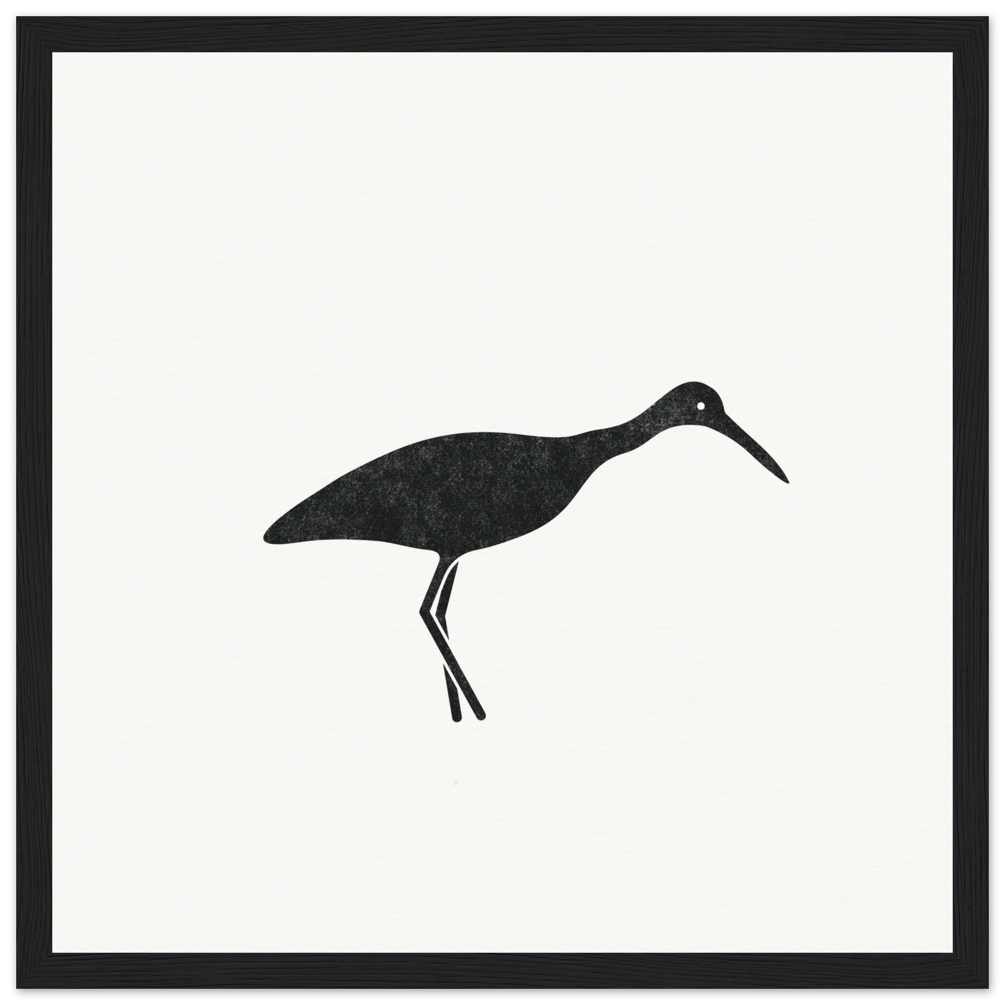 Limpkin II [framed print] - Minimalist Art - Barbara Gomes Arts