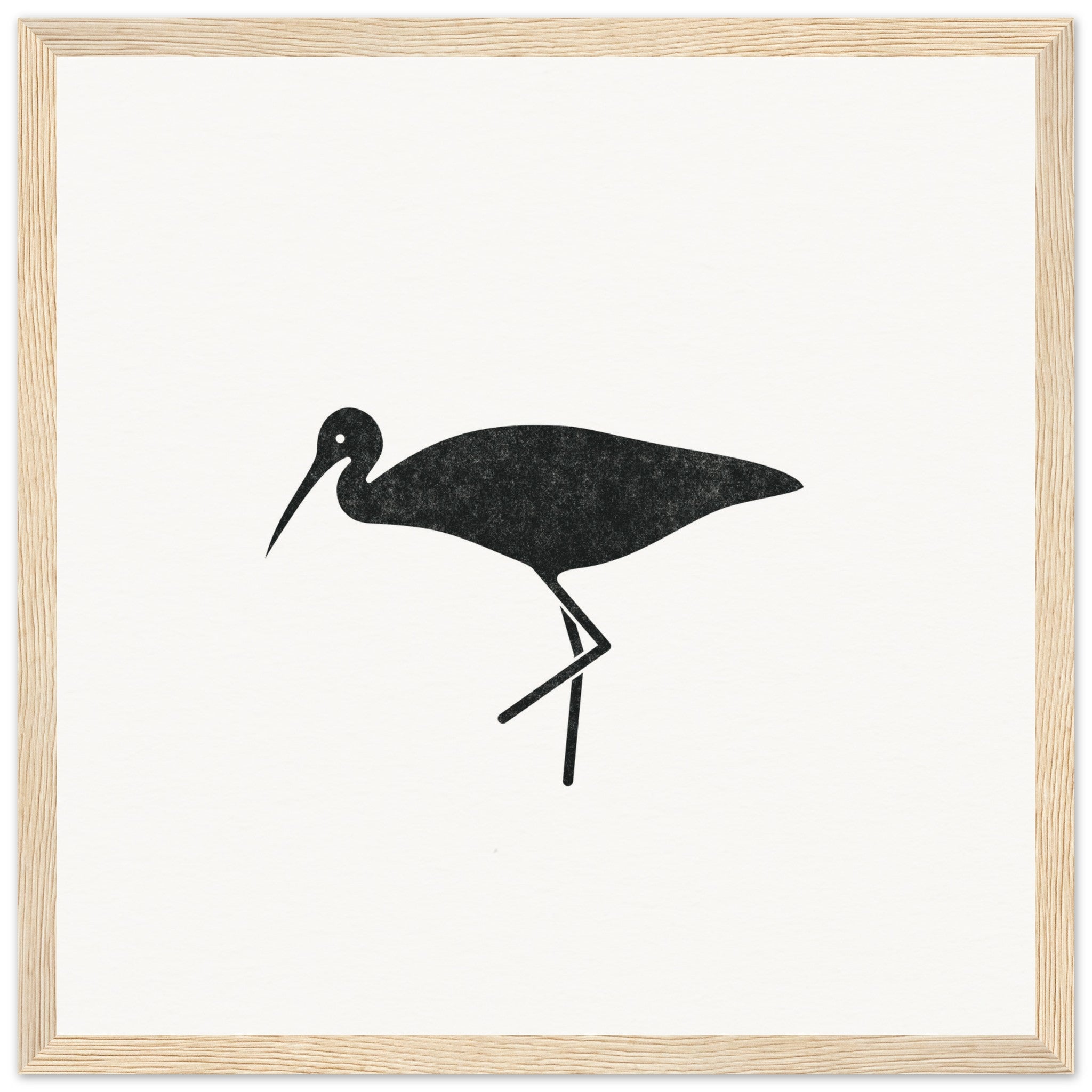 Limpkin III [framed print] - Minimalist Art - Barbara Gomes Arts