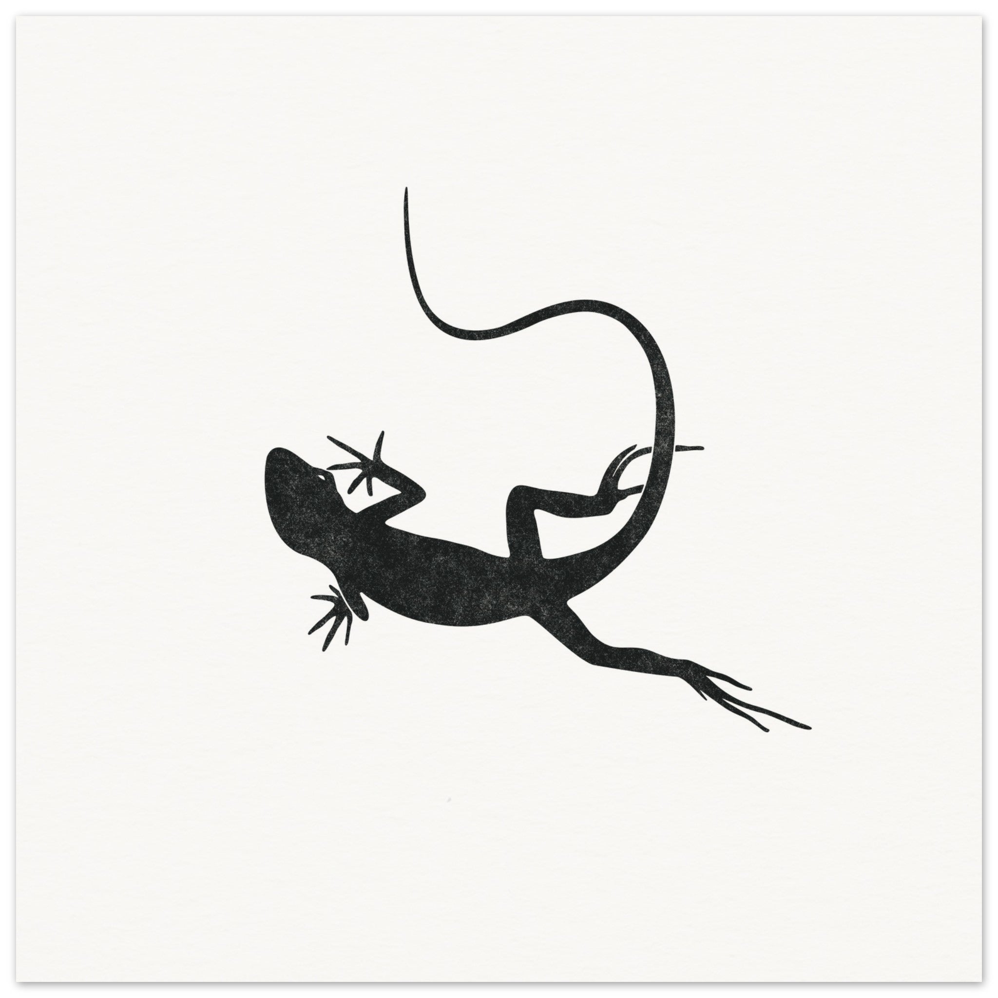 Gecko [unframed poster] - Minimalist Art - Barbara Gomes Arts