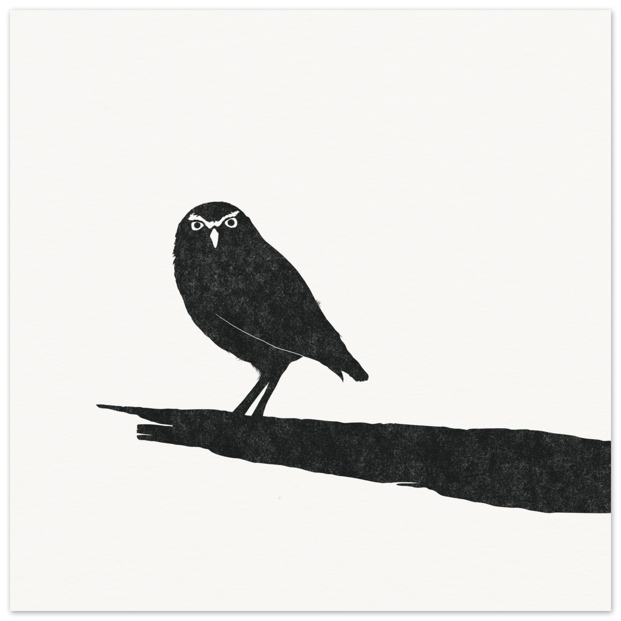 Owl [unframed poster] - Minimalist Art - Barbara Gomes Arts