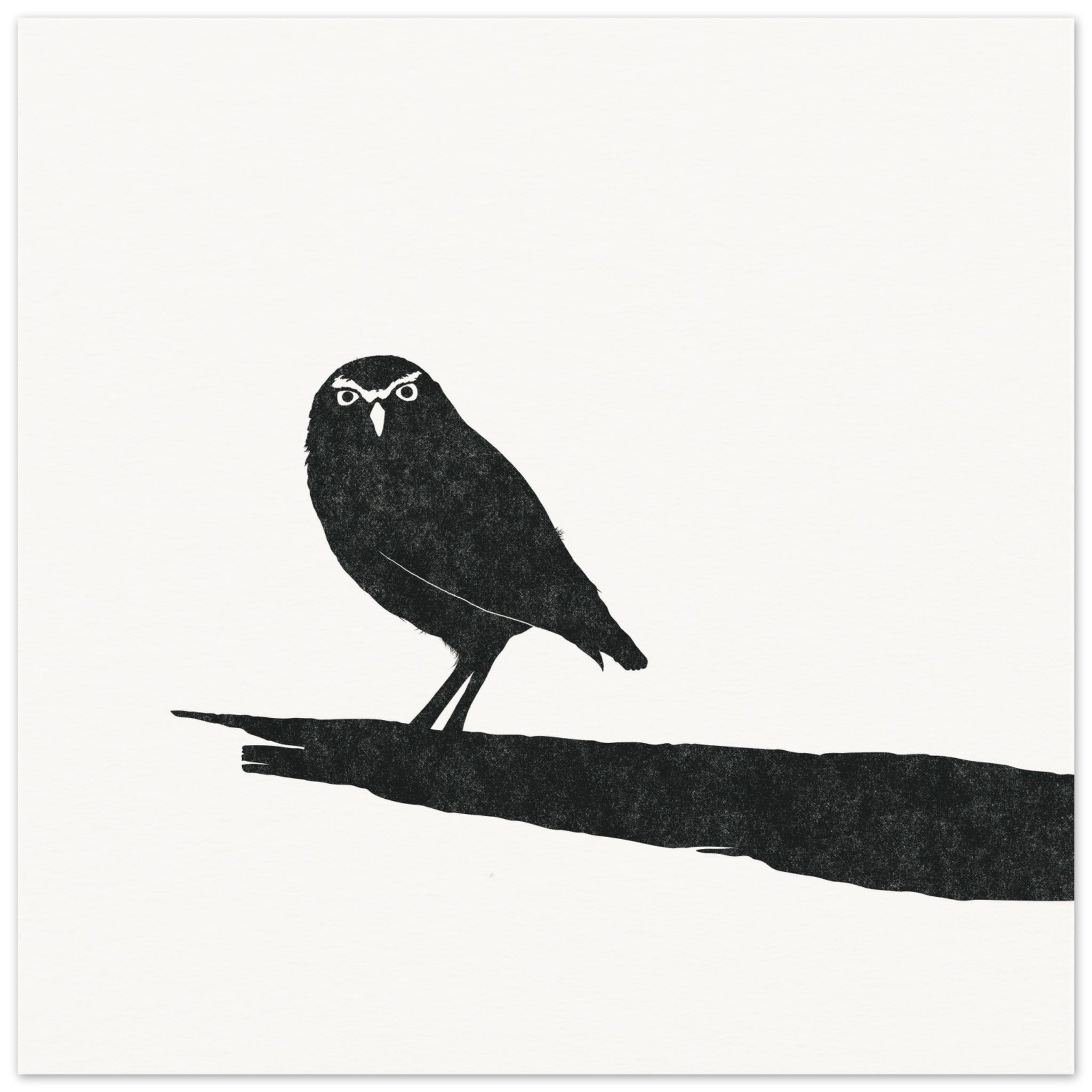 Owl [unframed poster] - Minimalist Art - Barbara Gomes Arts