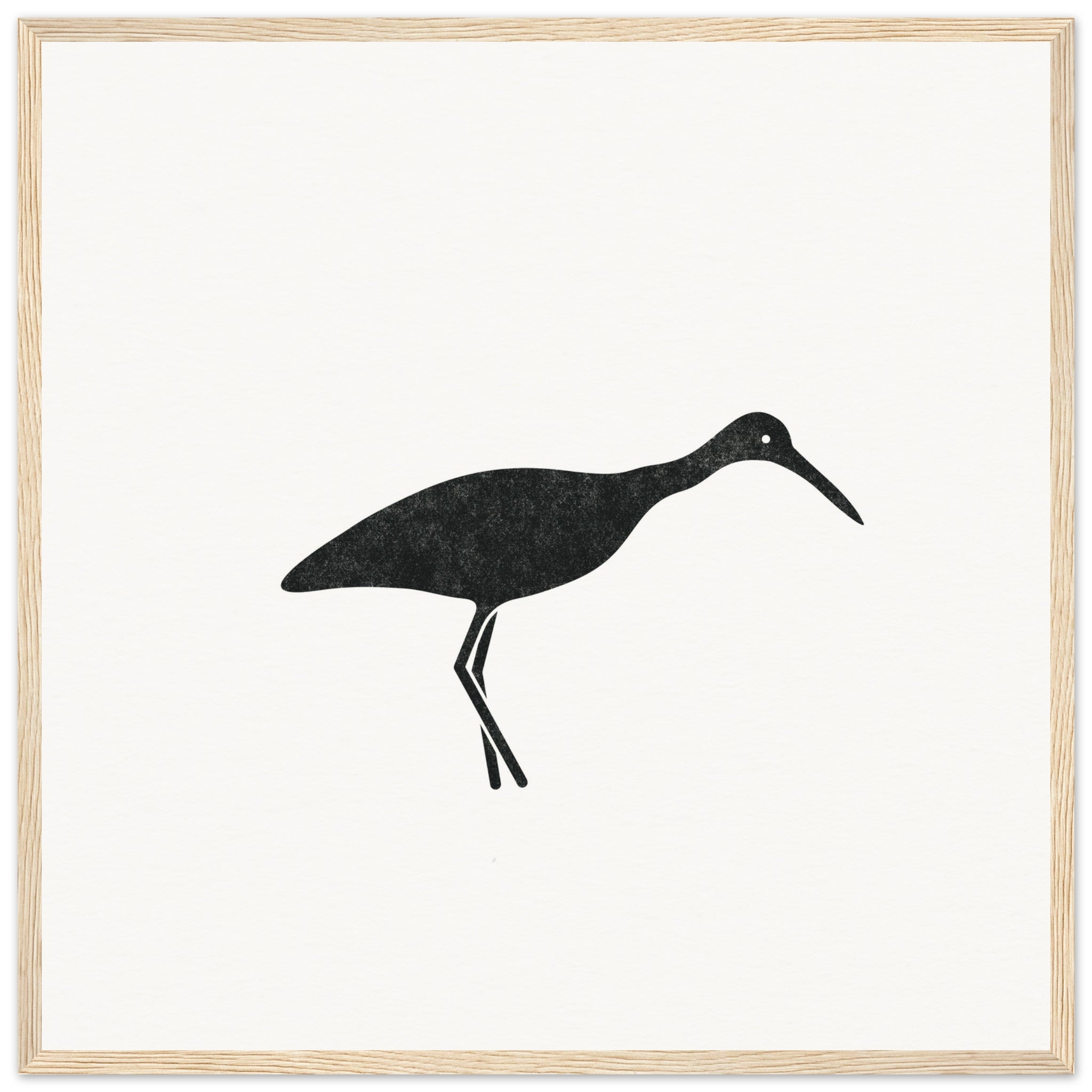 Limpkin II [framed print] - Minimalist Art - Barbara Gomes Arts