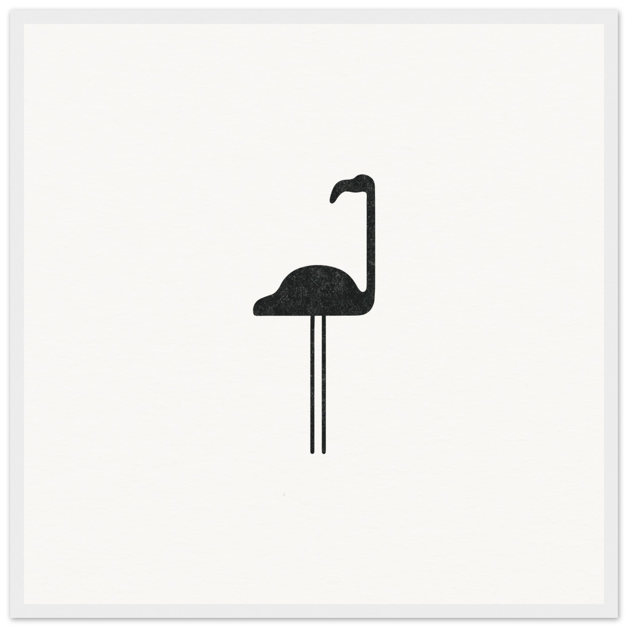Flamingo [framed print] - Minimalist Art - Barbara Gomes Arts