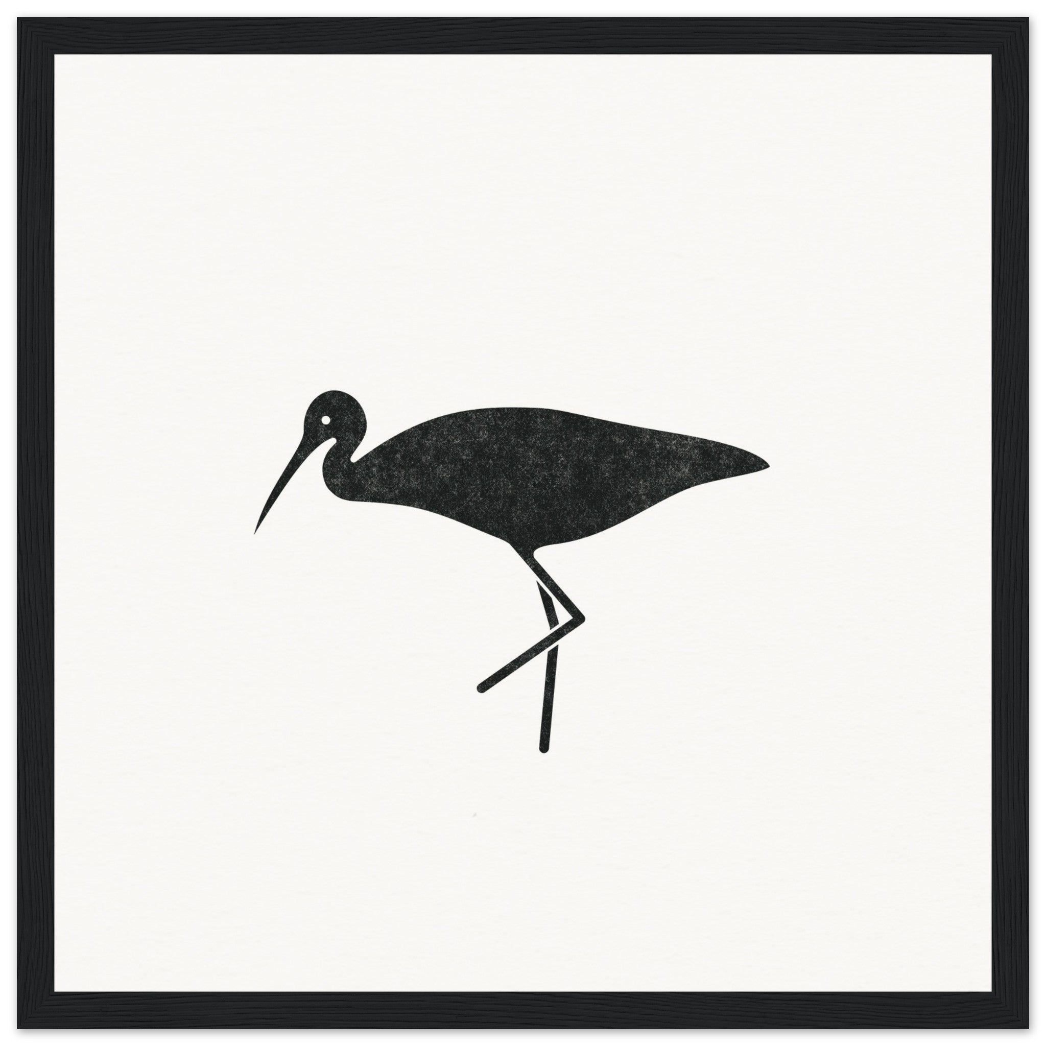 Limpkin III [framed print] - Minimalist Art - Barbara Gomes Arts