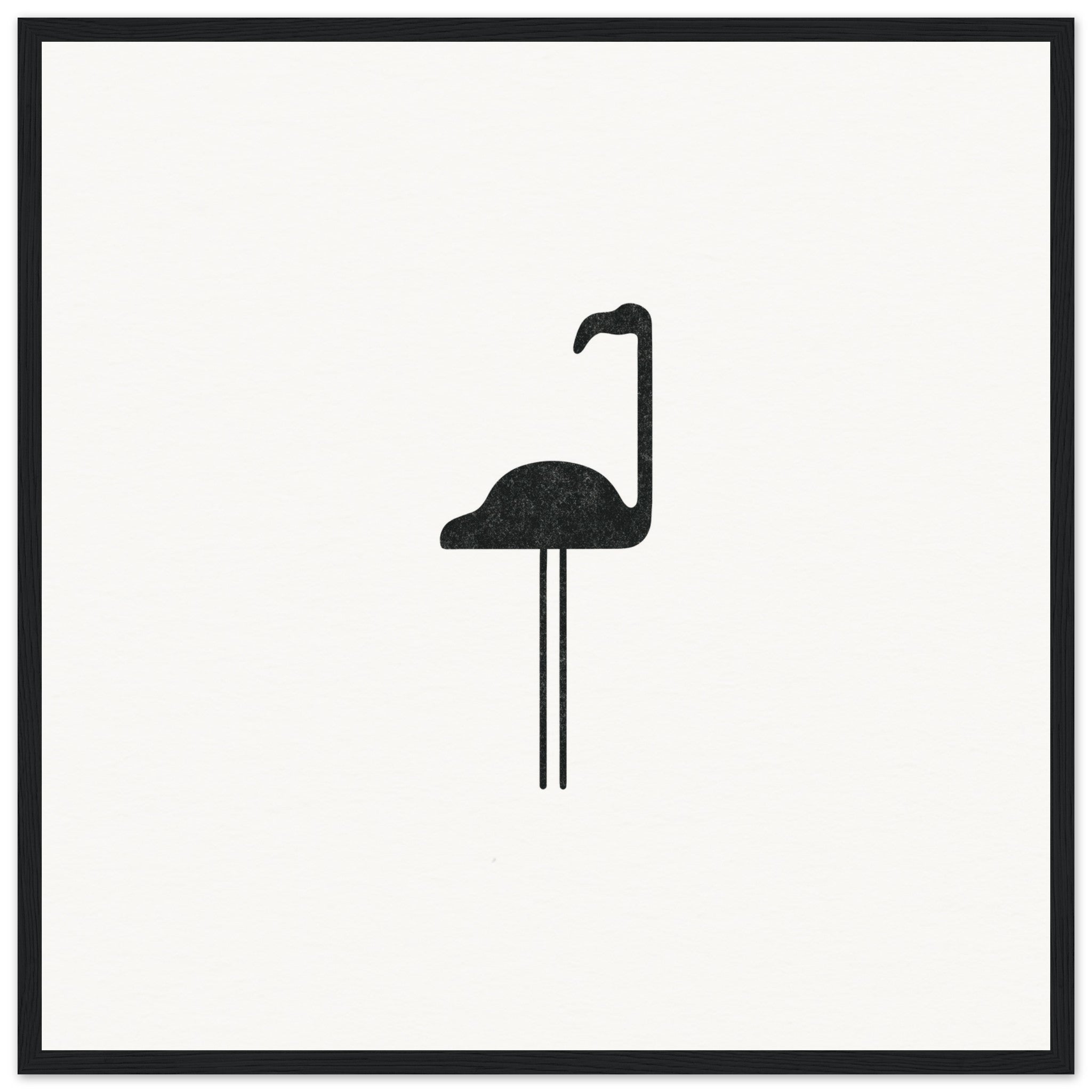 Flamingo [framed print] - Minimalist Art - Barbara Gomes Arts