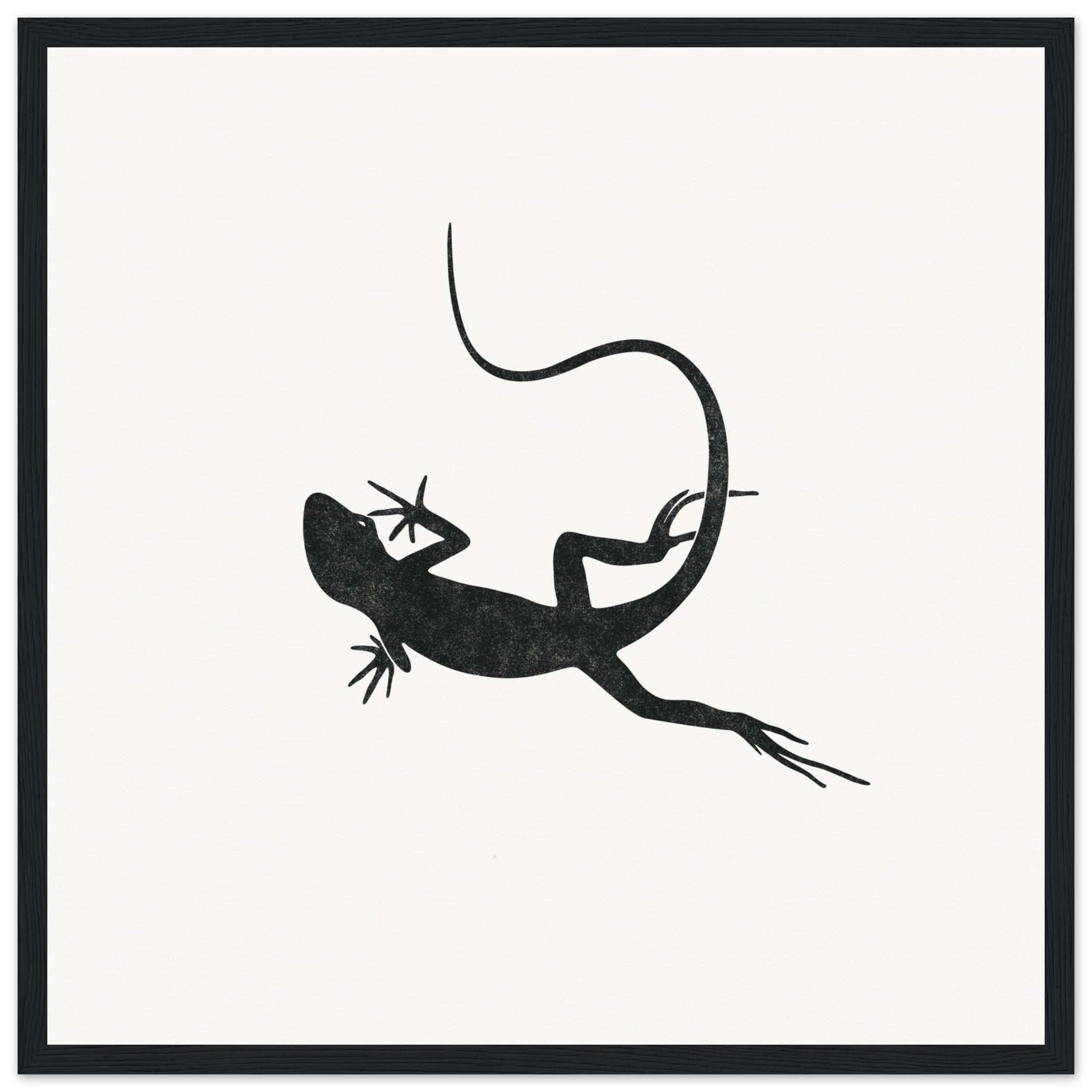 Gecko [framed print] - Minimalist Art - Barbara Gomes Arts