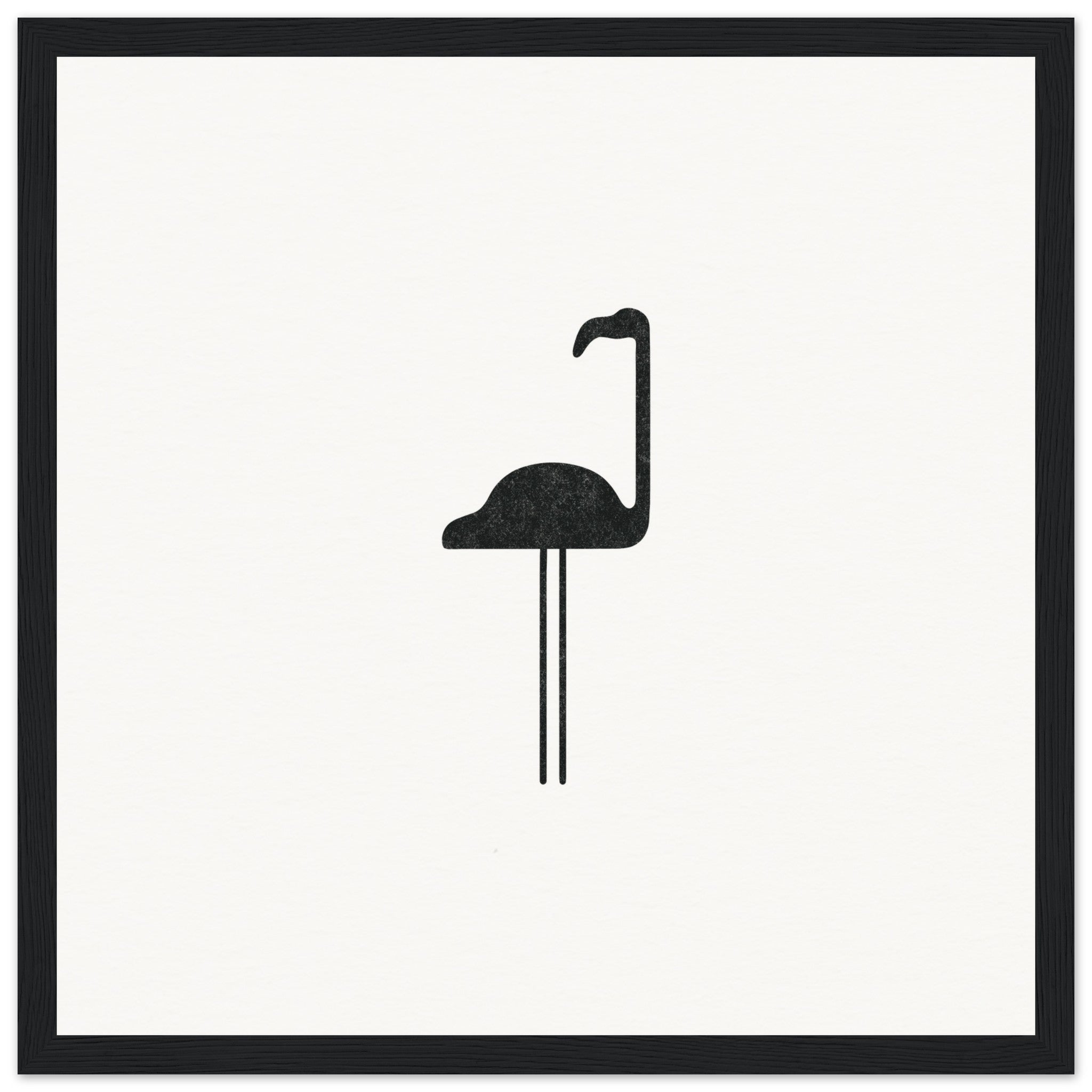 Flamingo [framed print] - Minimalist Art - Barbara Gomes Arts