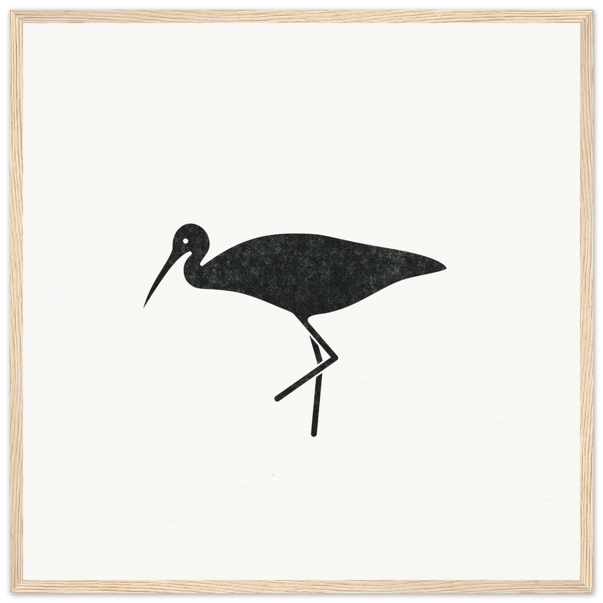 Limpkin III [framed print] - Minimalist Art - Barbara Gomes Arts