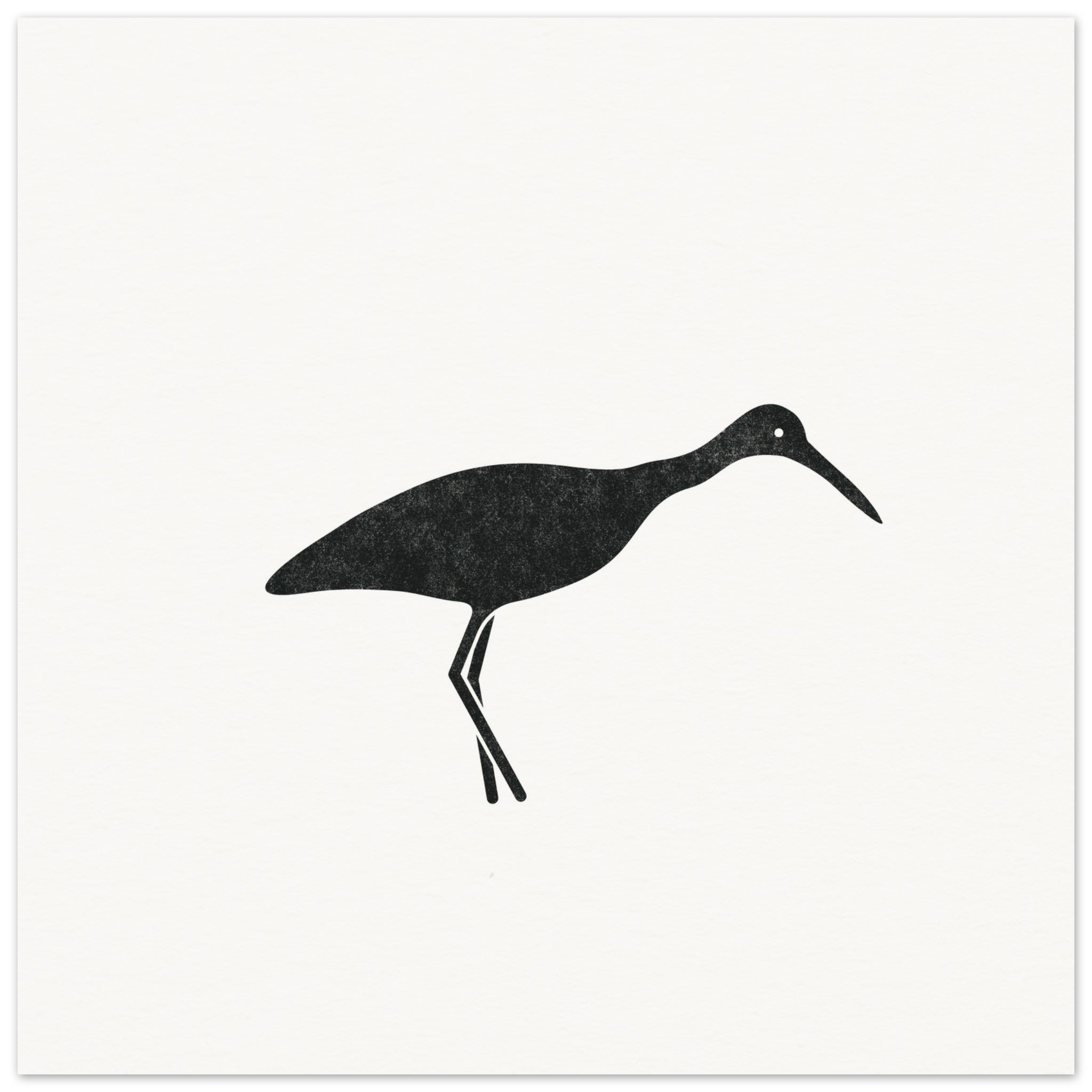 Limpkin II [unframed poster] - Minimalist Art - Barbara Gomes Arts
