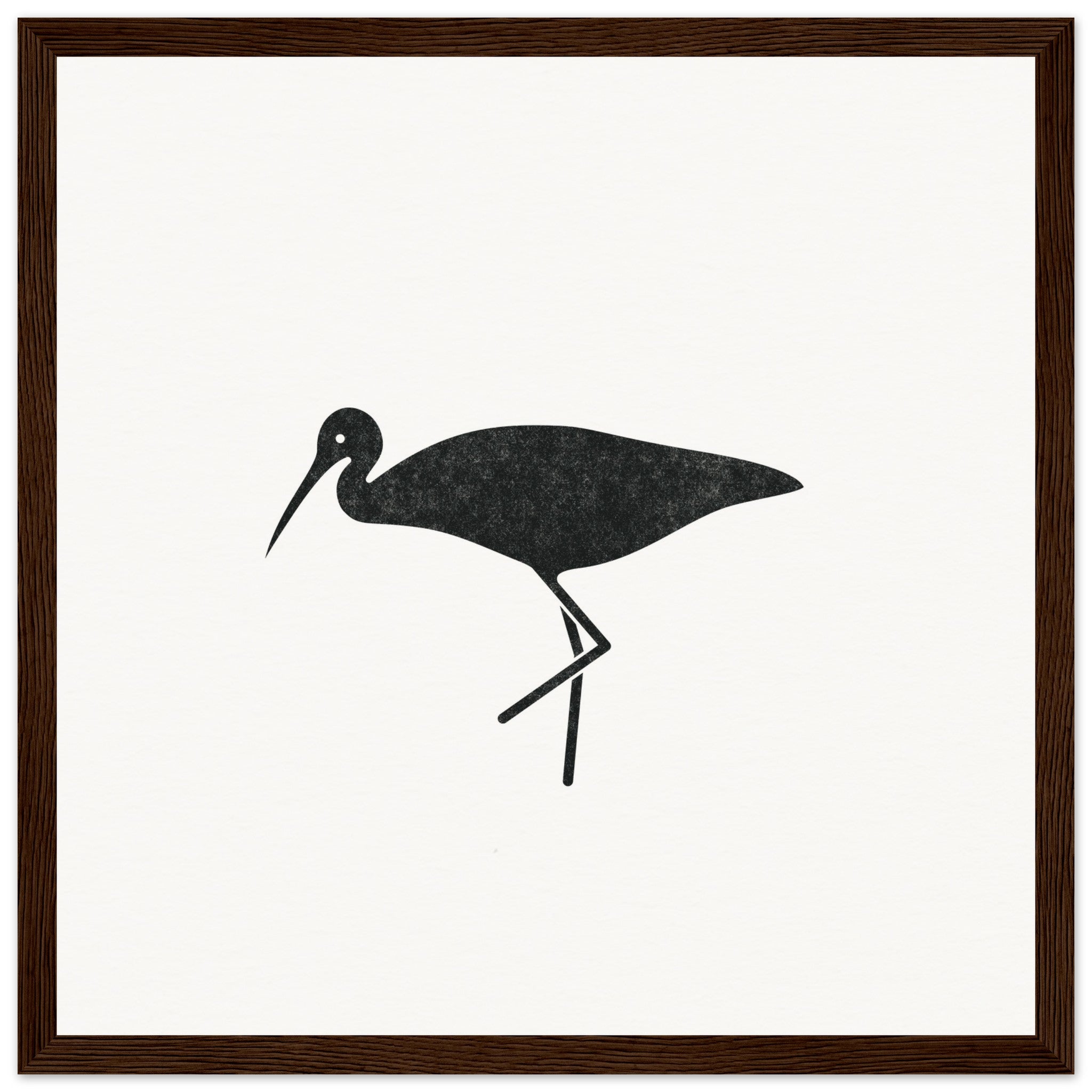 Limpkin III [framed print] - Minimalist Art - Barbara Gomes Arts