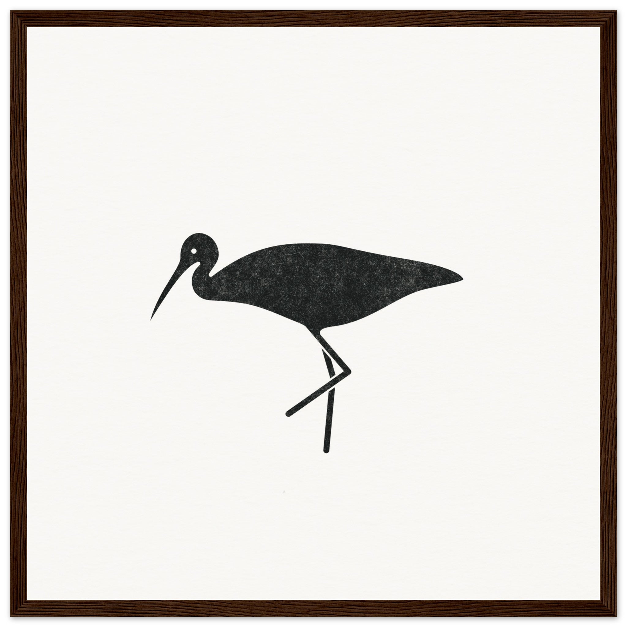 Limpkin III [framed print] - Minimalist Art - Barbara Gomes Arts