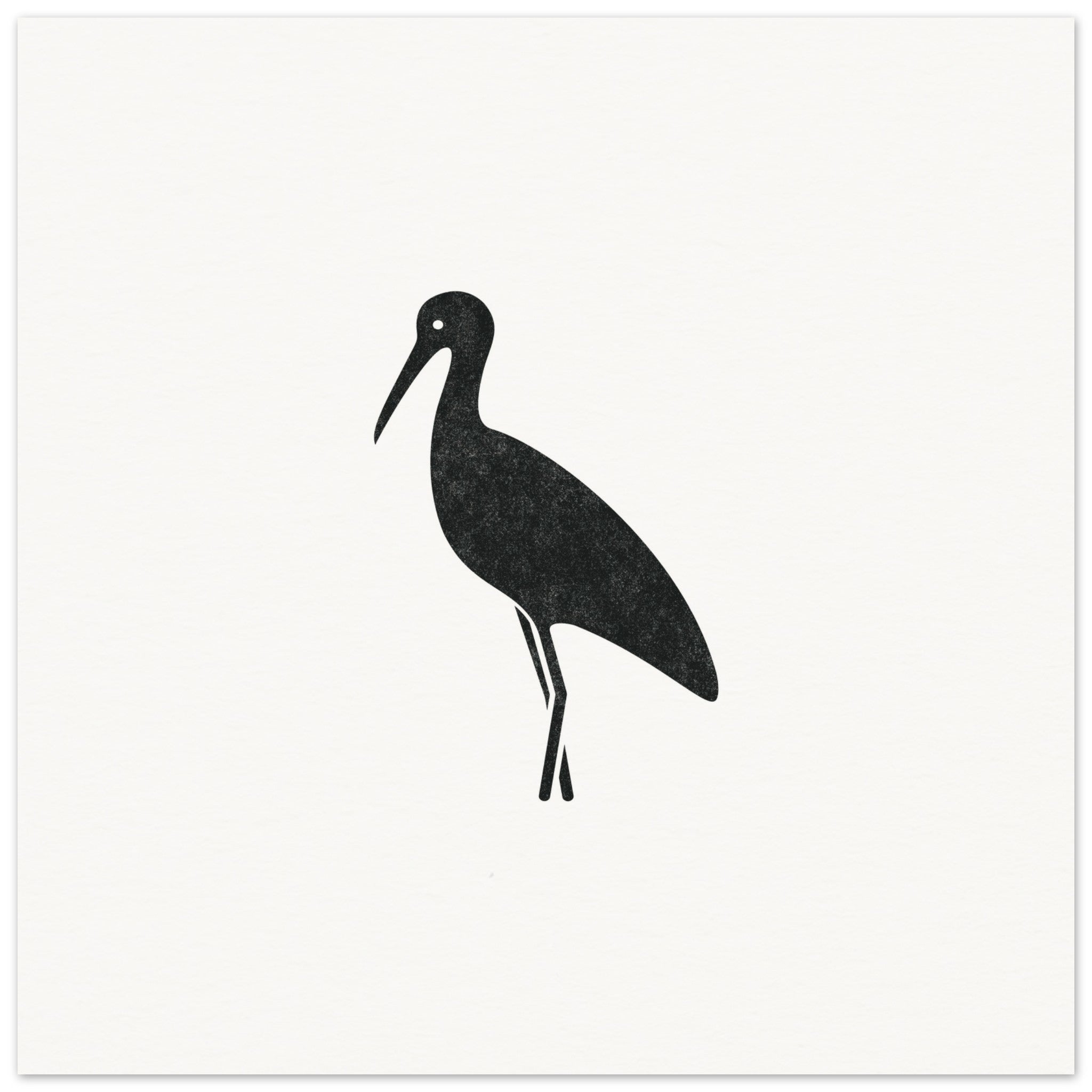 Limpkin I [unframed poster] - Minimalist Art - Barbara Gomes Arts