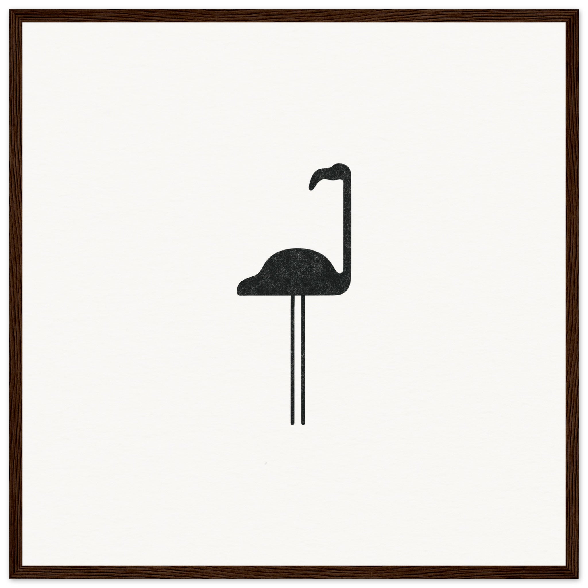 Flamingo [framed print] - Minimalist Art - Barbara Gomes Arts