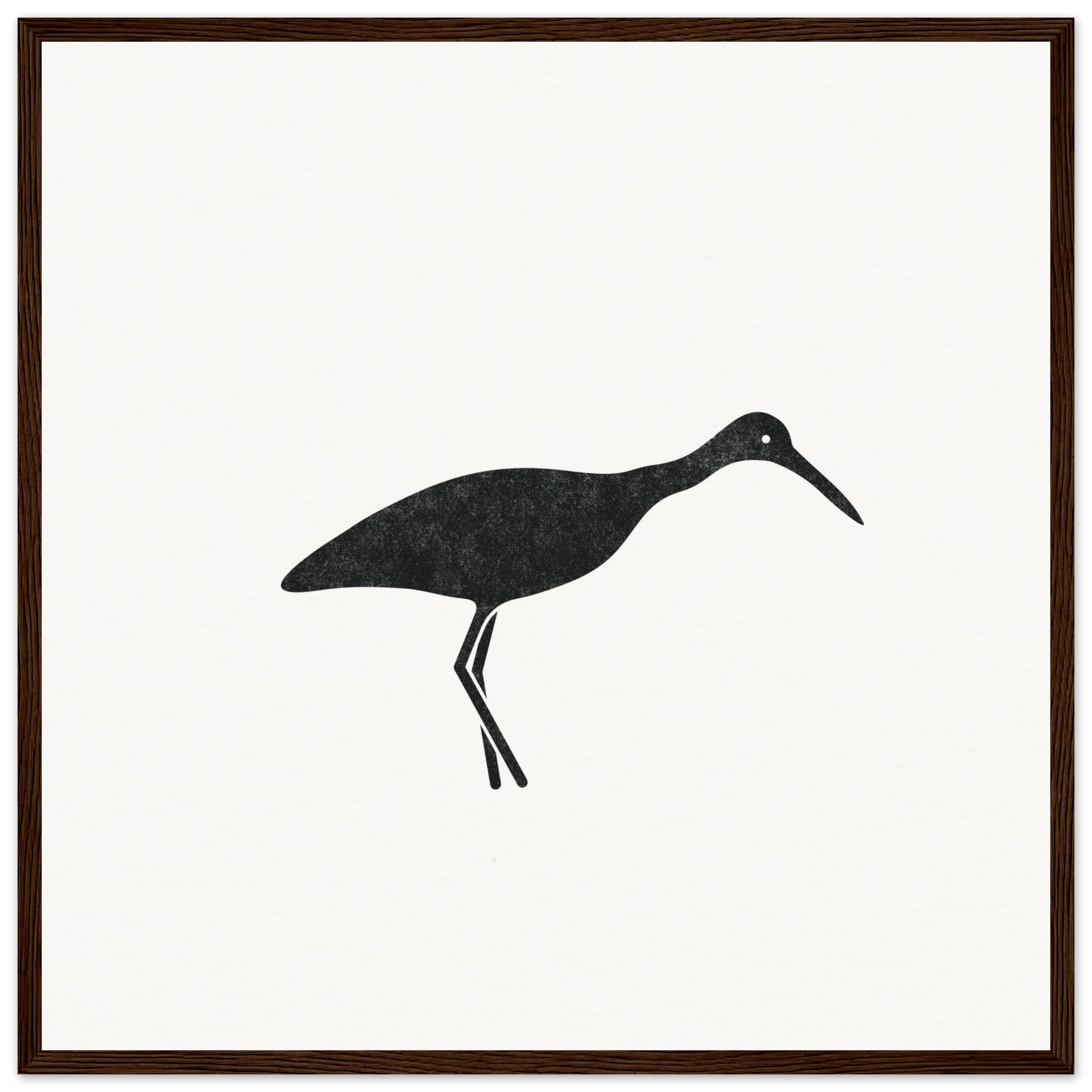 Limpkin II [framed print] - Minimalist Art - Barbara Gomes Arts