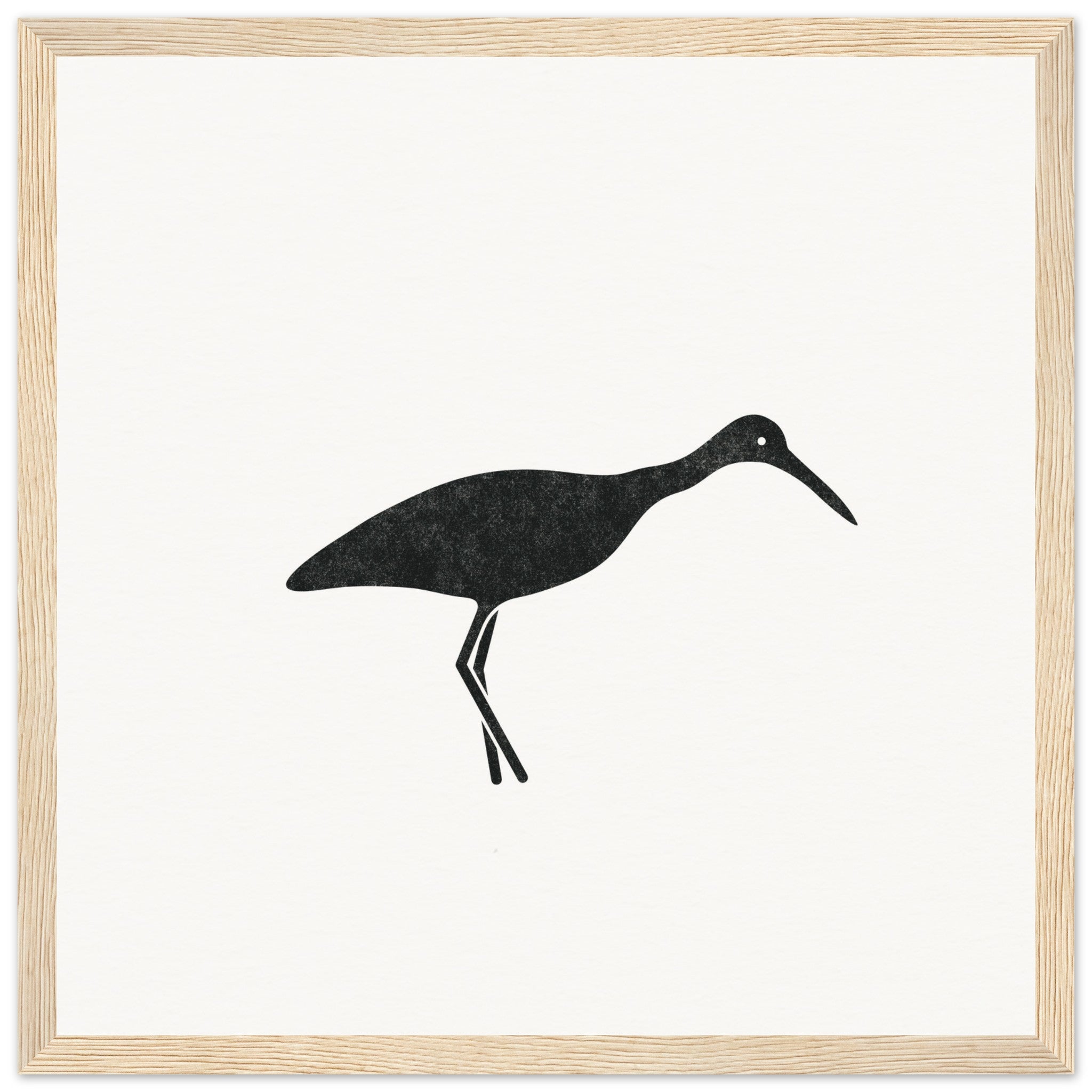 Limpkin II [framed print] - Minimalist Art - Barbara Gomes Arts