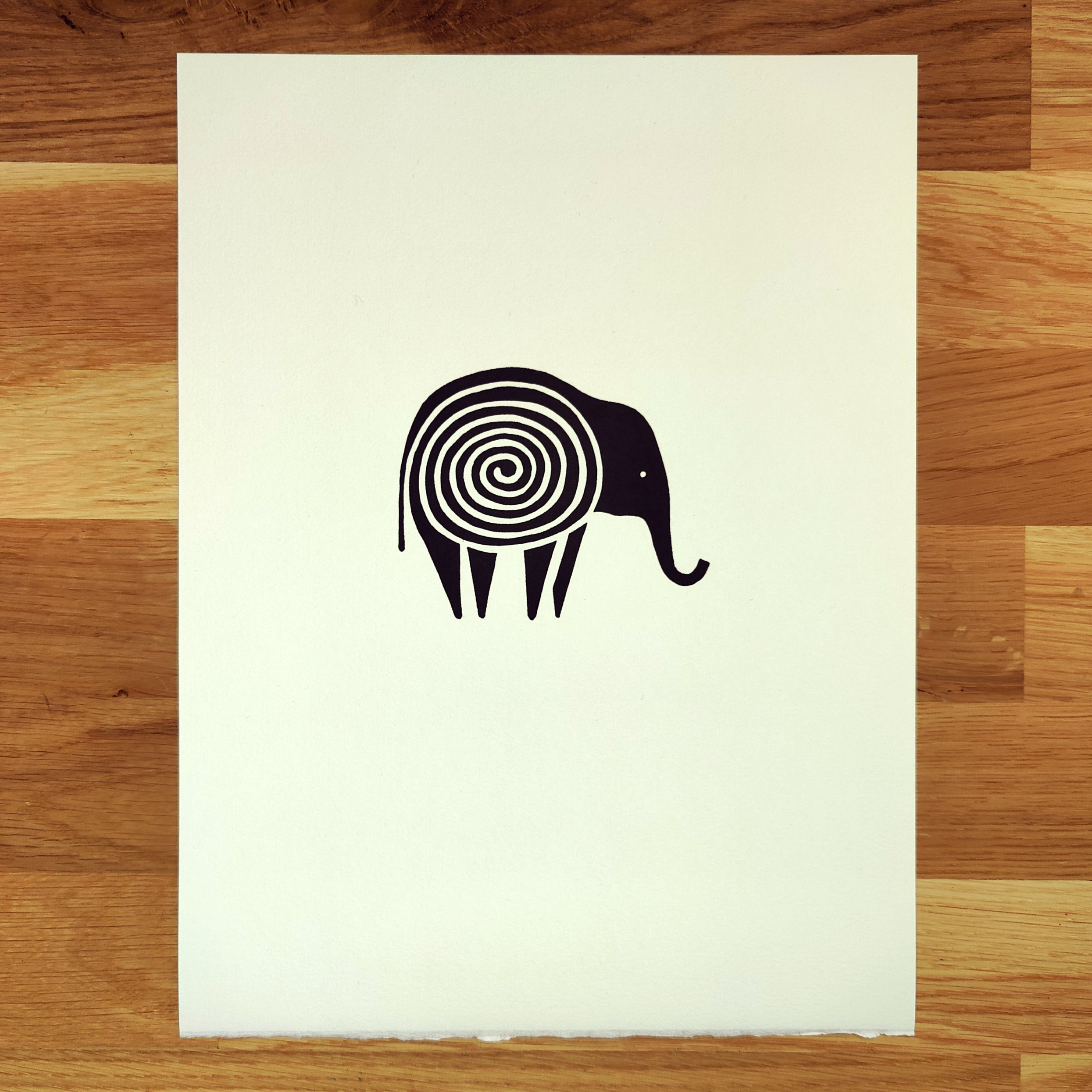Coiled Elephant   Barbara Gomes Arts