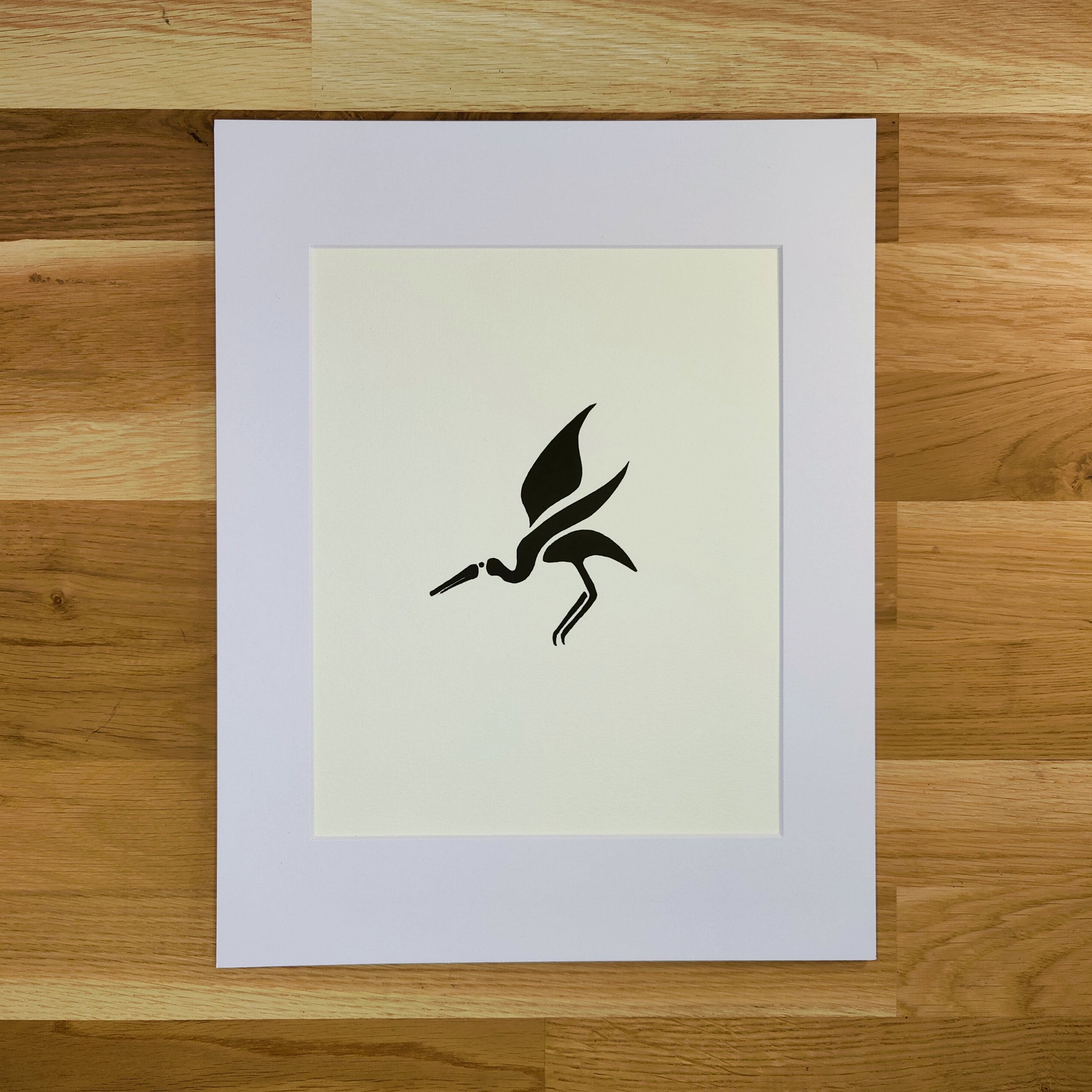 Landing Stork   Barbara Gomes Arts