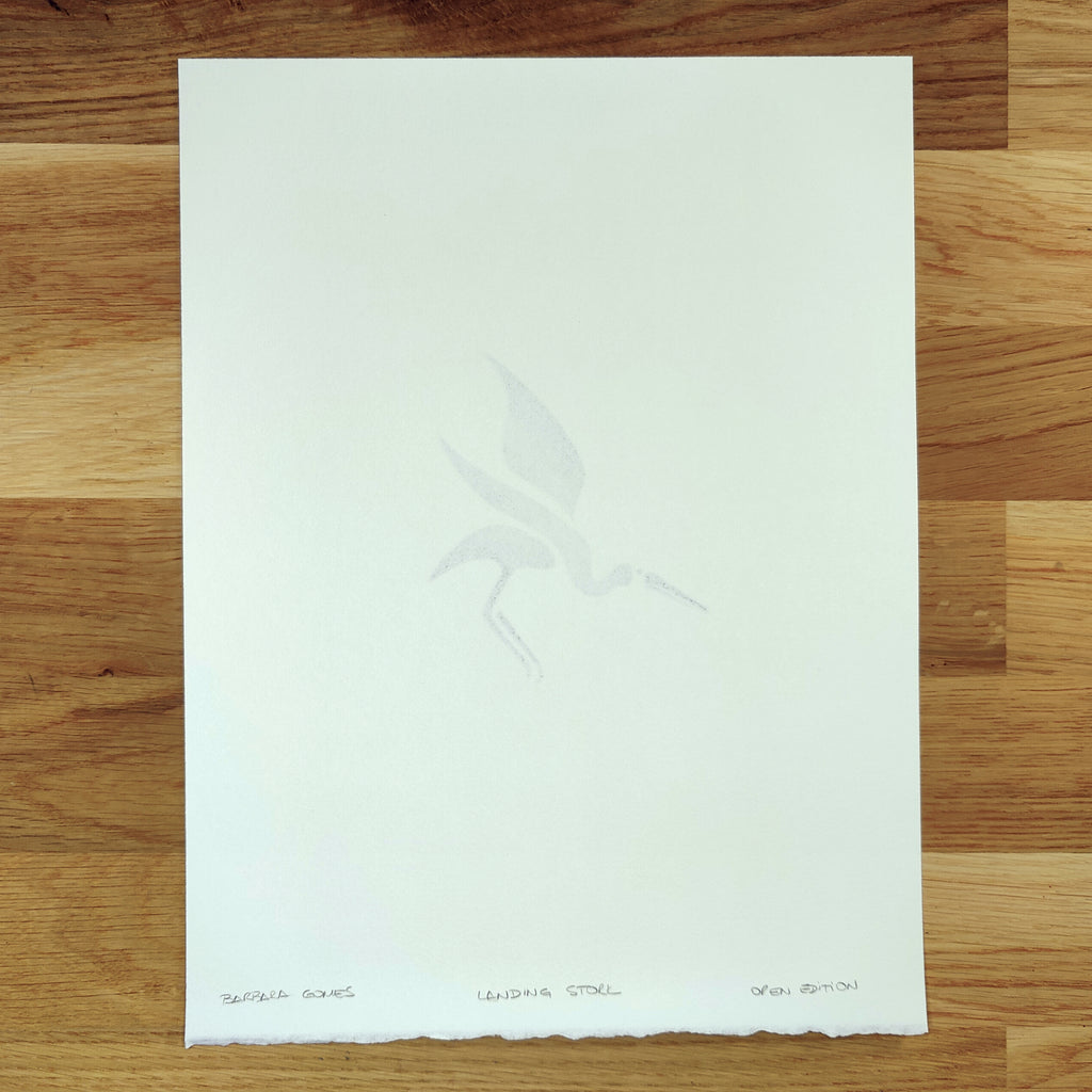 Landing Stork   Barbara Gomes Arts
