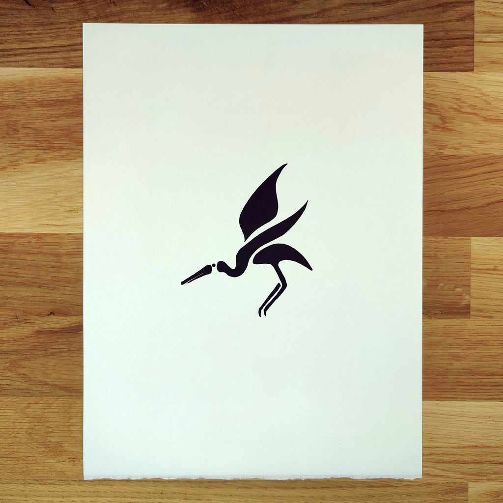 Landing Stork   Barbara Gomes Arts
