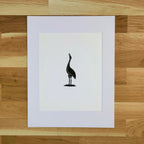 Trumpeting Whooping Crane   Barbara Gomes Arts