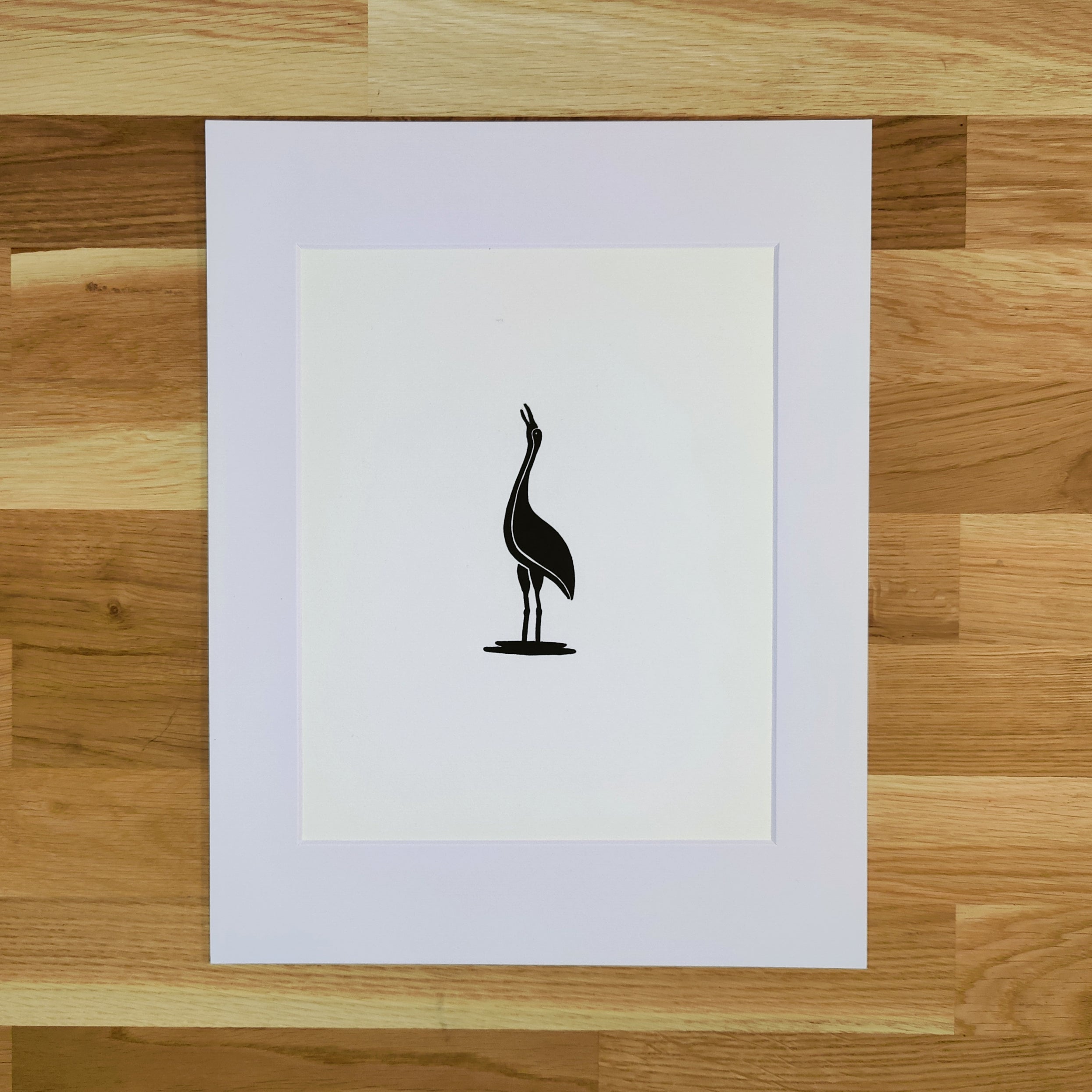 Trumpeting Whooping Crane   Barbara Gomes Arts