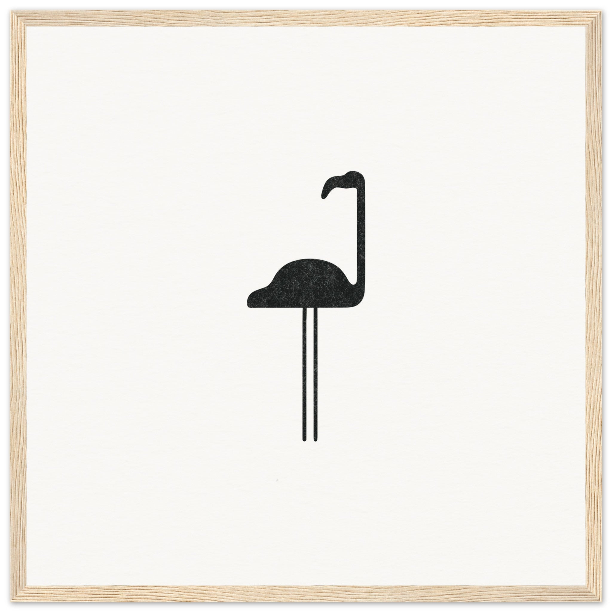 Flamingo [framed print] - Minimalist Art - Barbara Gomes Arts