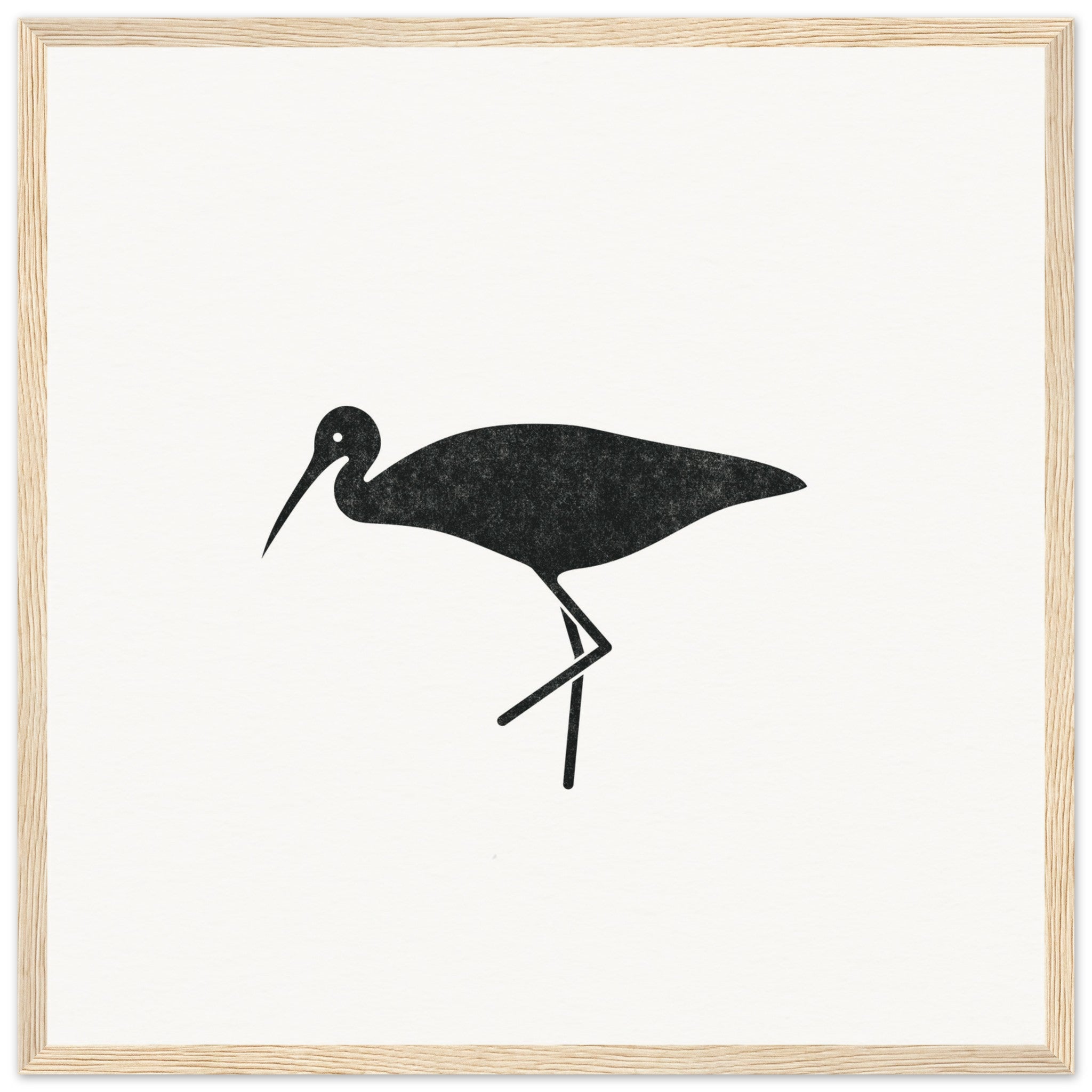 Limpkin III [framed print] - Minimalist Art - Barbara Gomes Arts