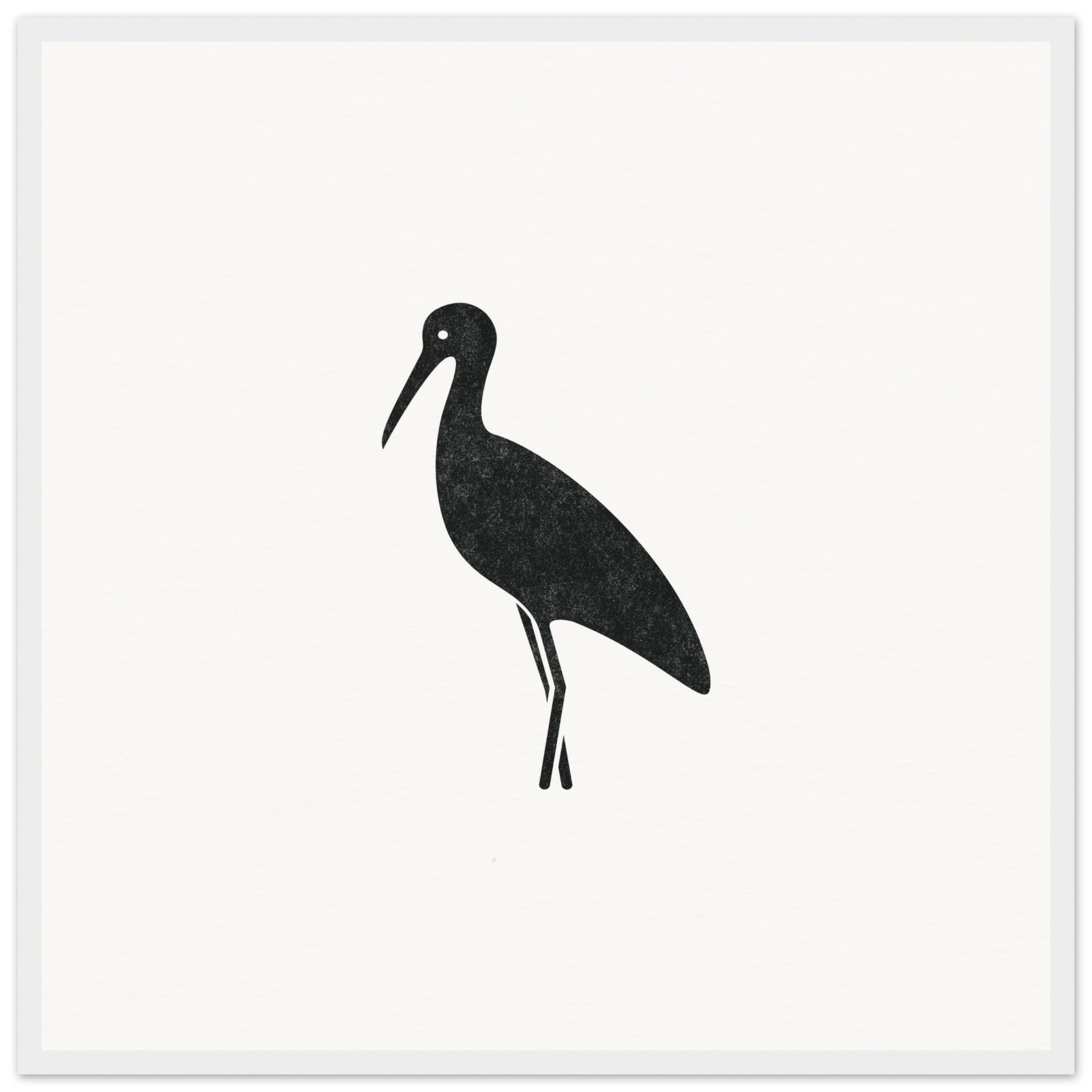 Limpkin I [framed print] - Minimalist Art - Barbara Gomes Arts