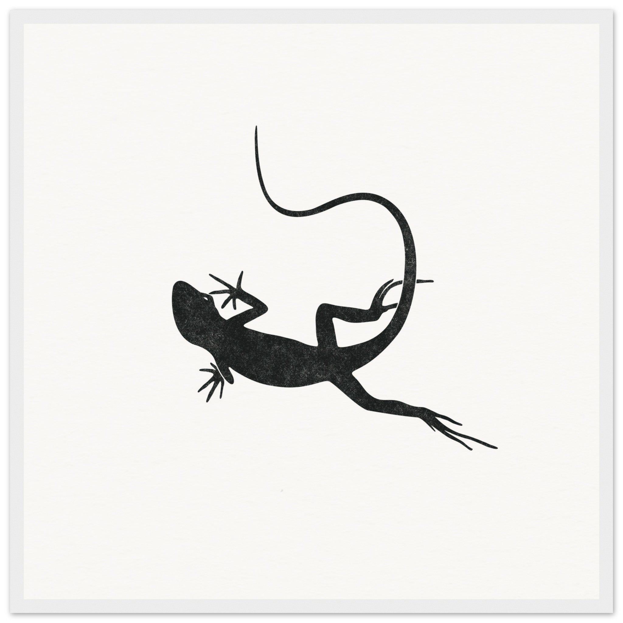 Gecko [framed print] - Minimalist Art - Barbara Gomes Arts
