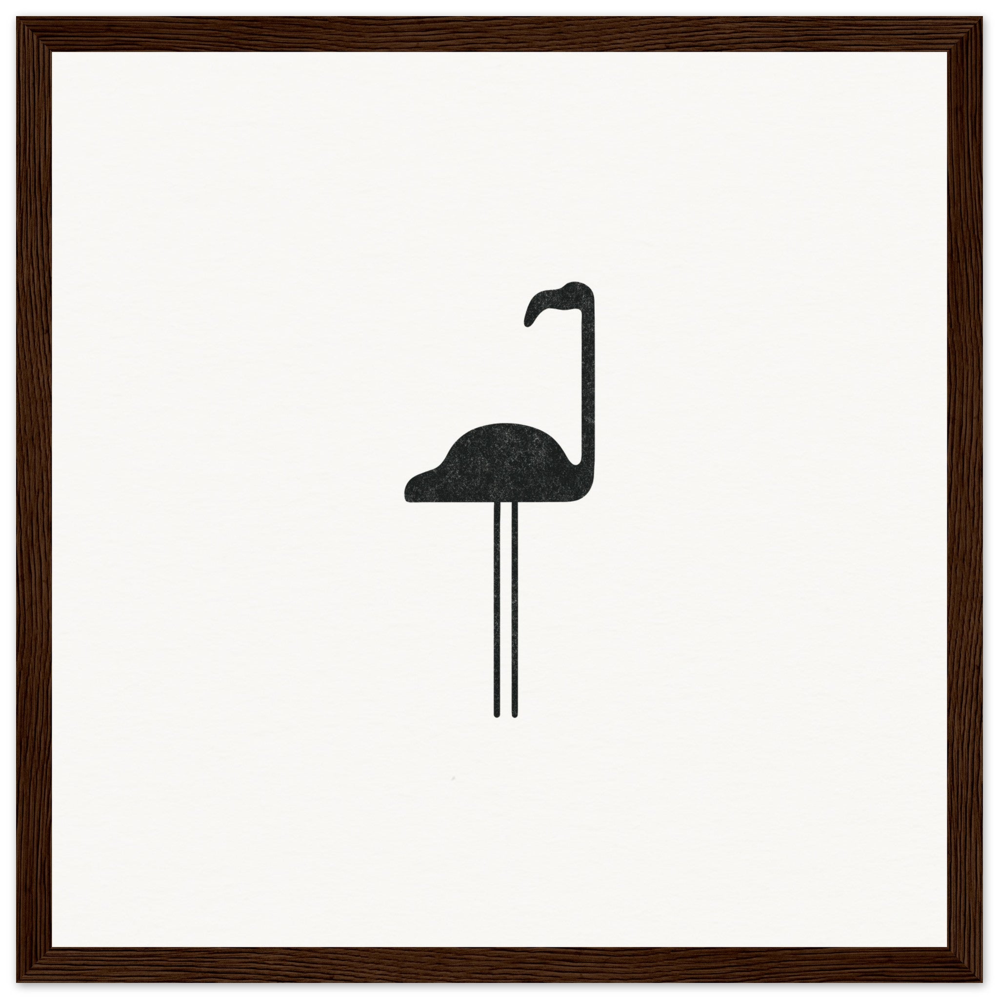 Flamingo [framed print] - Minimalist Art - Barbara Gomes Arts