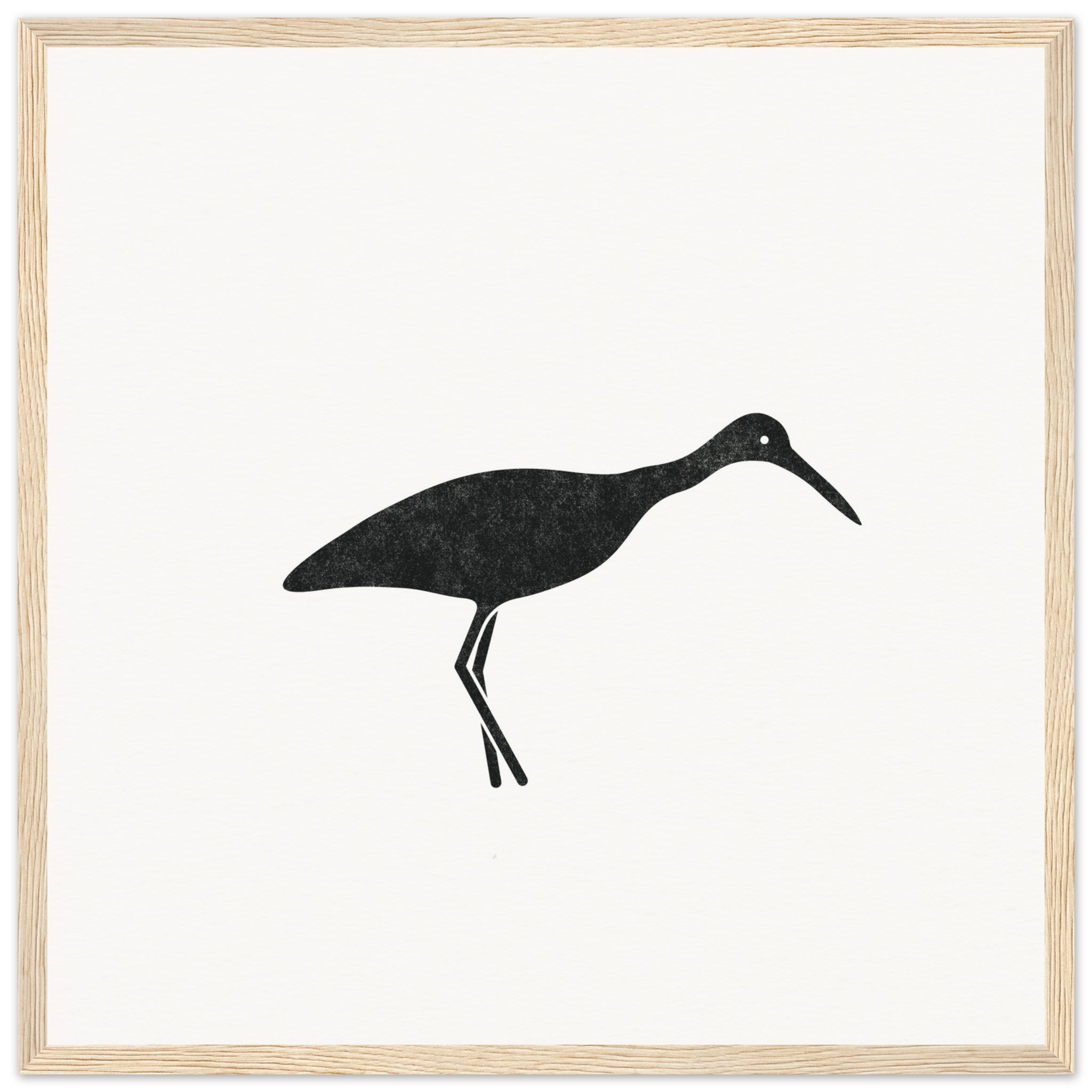 Limpkin II [framed print] - Minimalist Art - Barbara Gomes Arts