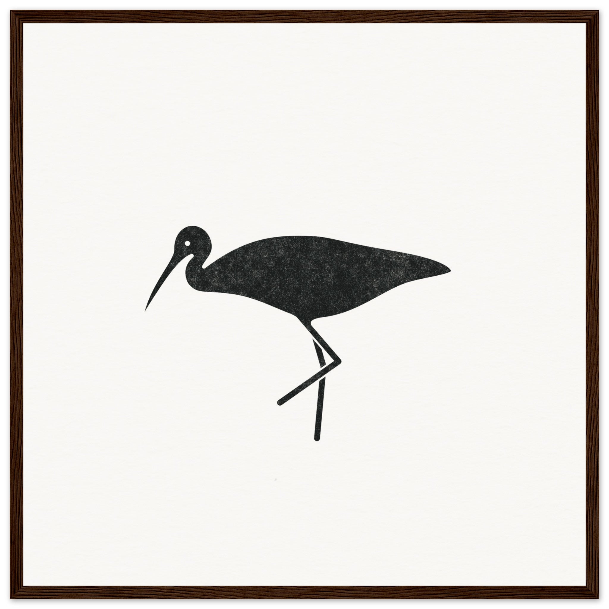 Limpkin III [framed print] - Minimalist Art - Barbara Gomes Arts