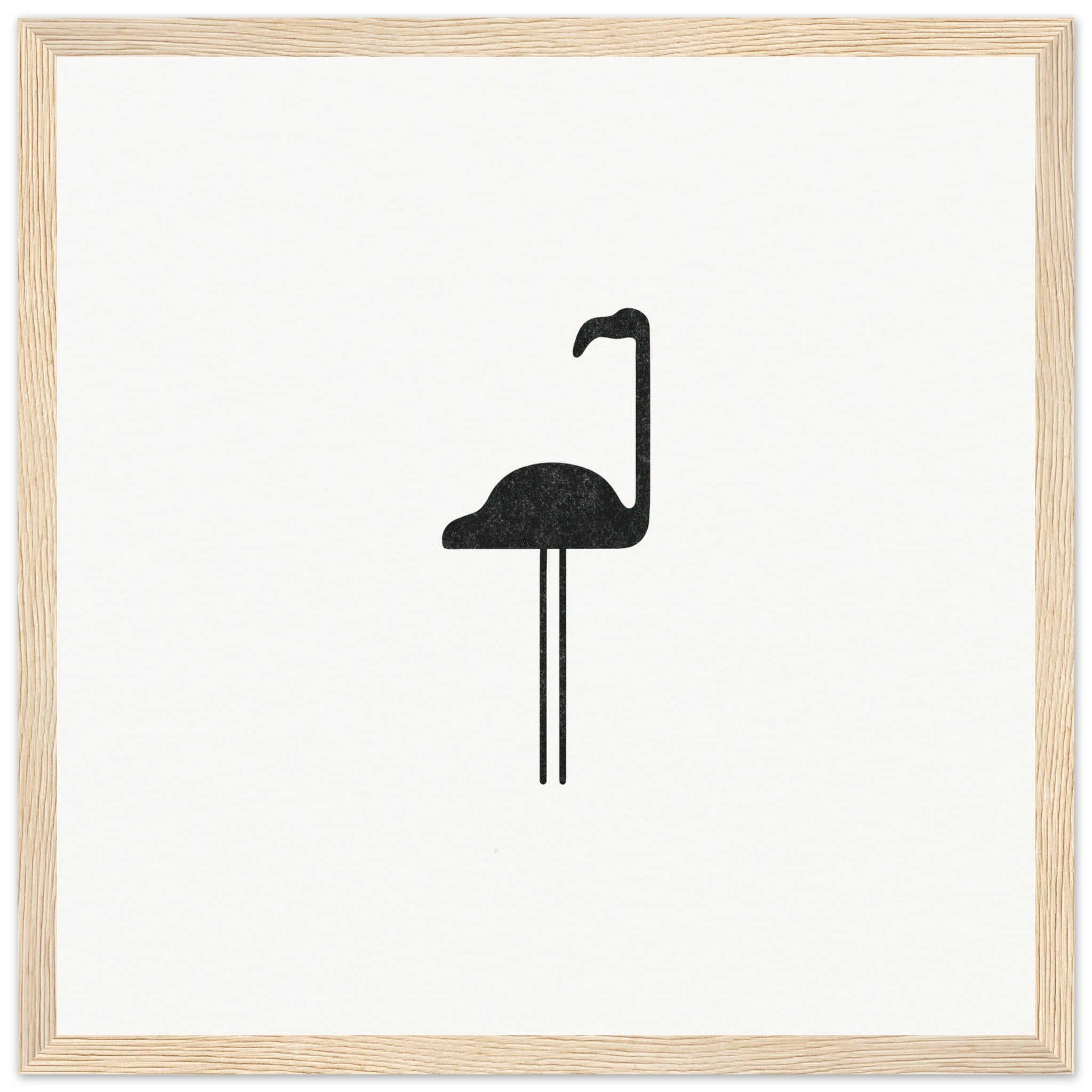 Flamingo [framed print] - Minimalist Art - Barbara Gomes Arts
