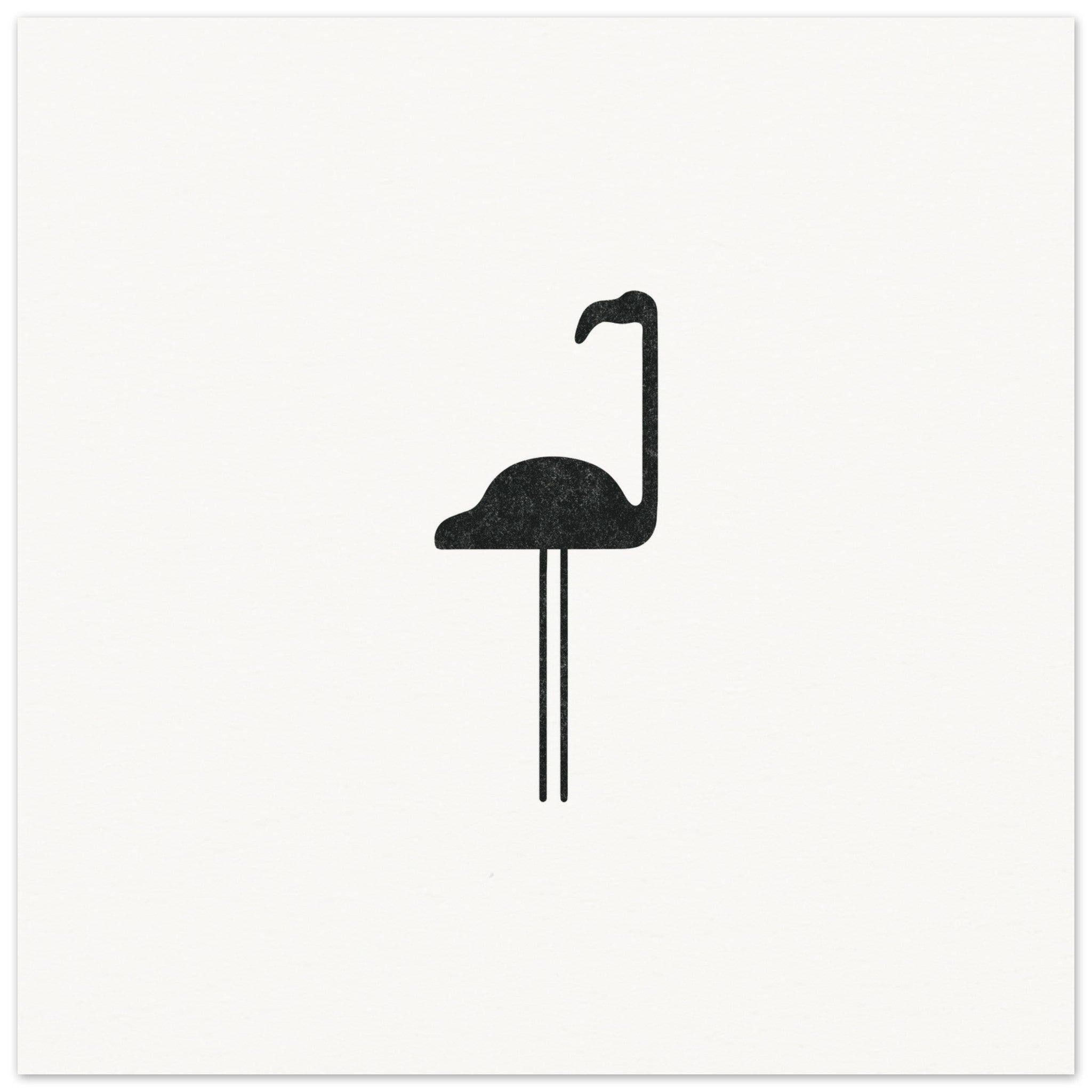 Flamingo [unframed poster] - Minimalist Art - Barbara Gomes Arts