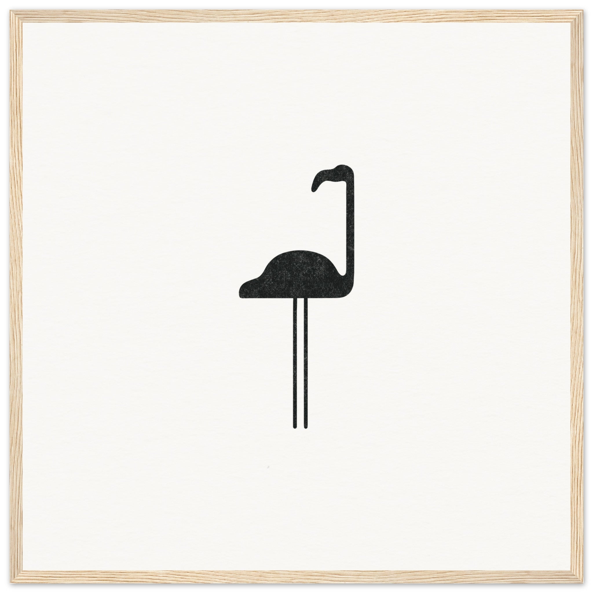 Flamingo [framed print] - Minimalist Art - Barbara Gomes Arts