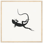 Gecko [framed print] - Minimalist Art - Barbara Gomes Arts