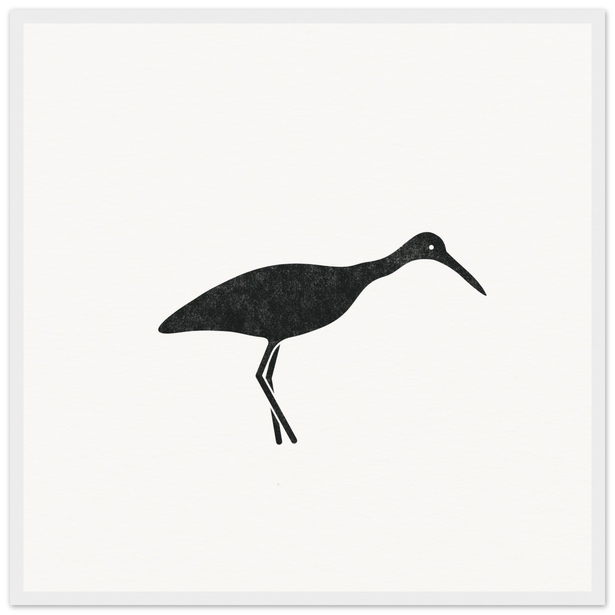 Limpkin II [framed print] - Minimalist Art - Barbara Gomes Arts